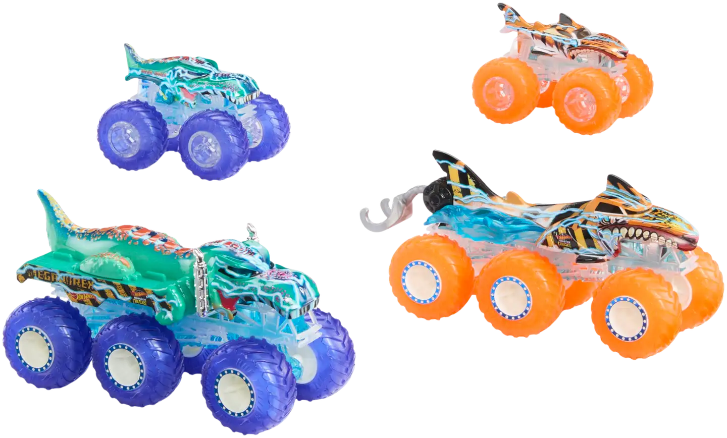 Hot Wheels Monster Trucks Power Smashers -monipakkaus - 1