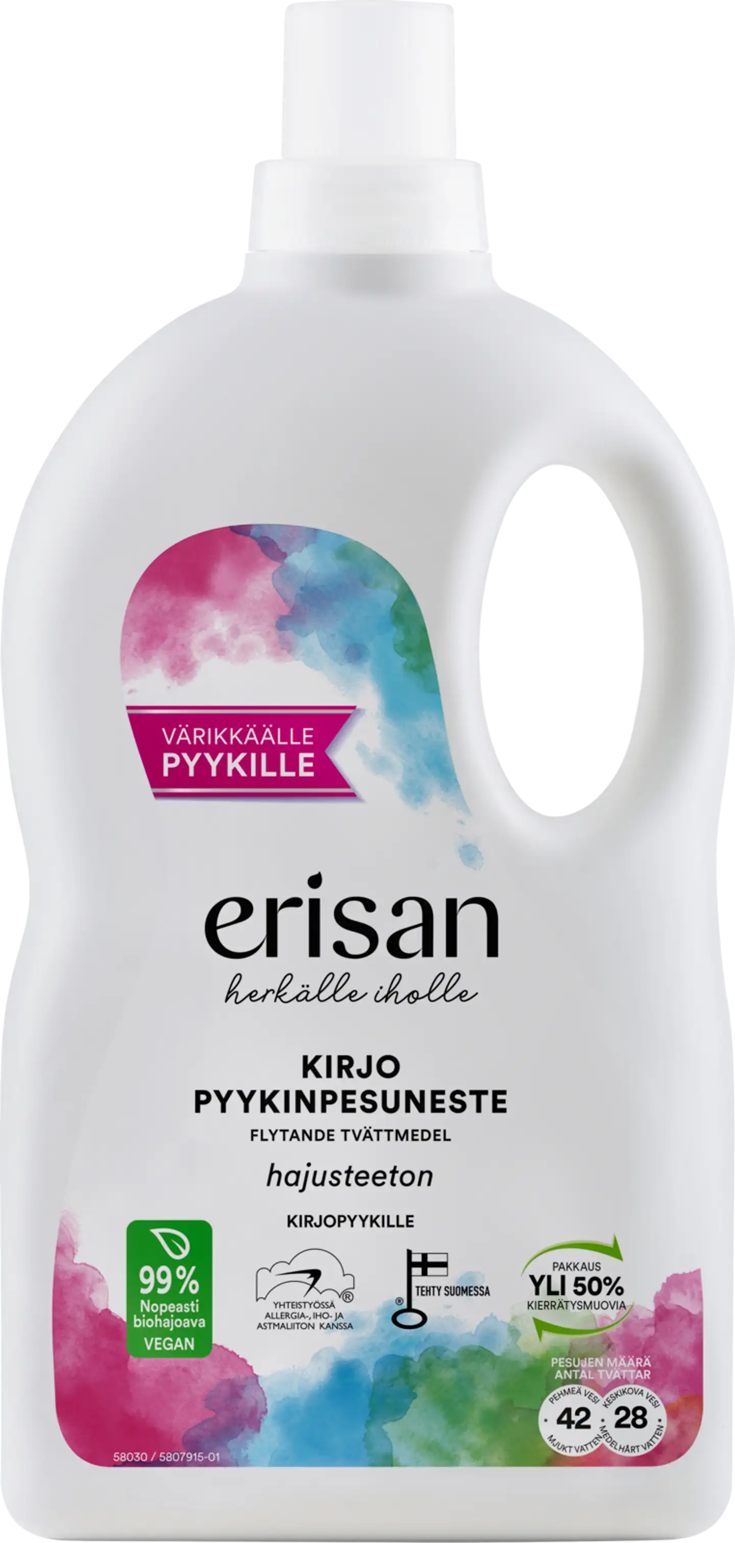 Erisan  Kirjo Pyykinpesuneste 1.5L