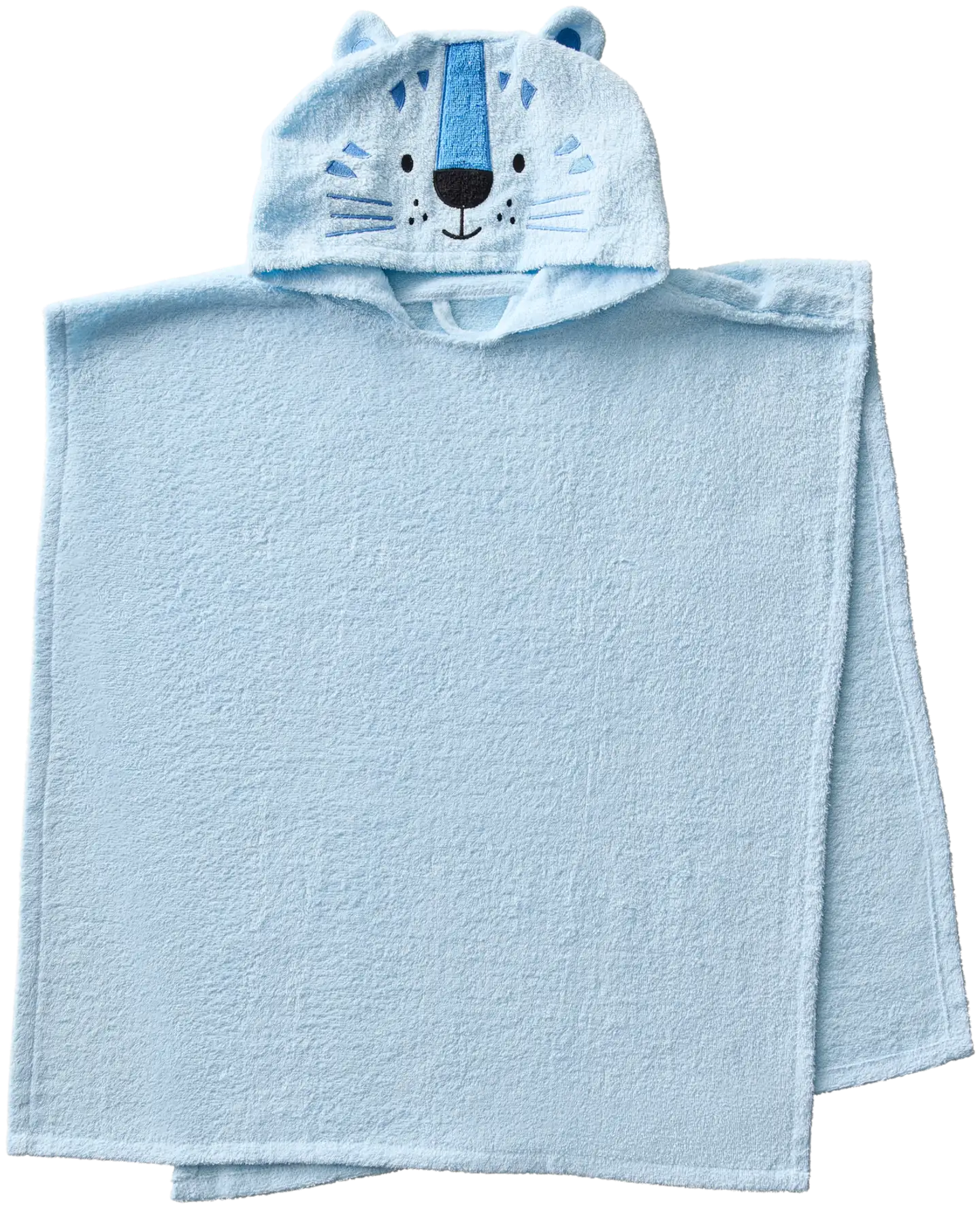 Ciraf lasten kylpyponcho Karhu 60x70 cm vaaleansininen - 1