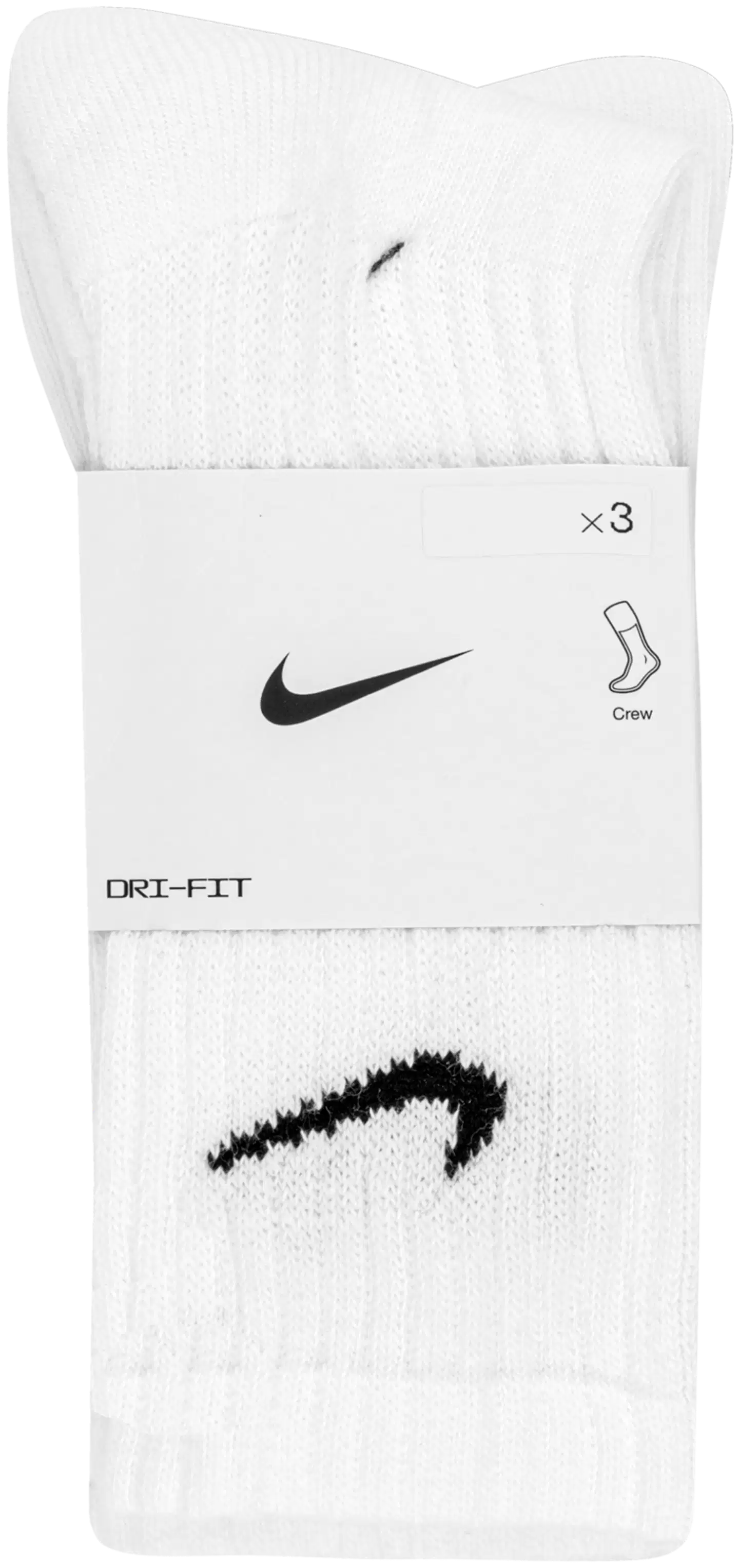 Nike miesten urheilusukat Cush Crew SX4508 3-pack - White