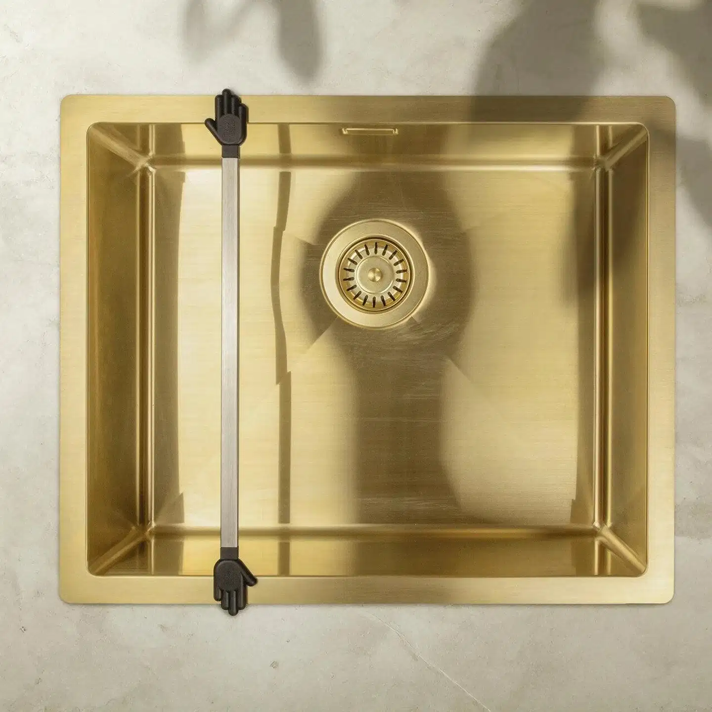 Happy Sinks Wunderbar – Laajennettava tiskiteline ruostumattomasta teräksestä, 40–70 cm - 5