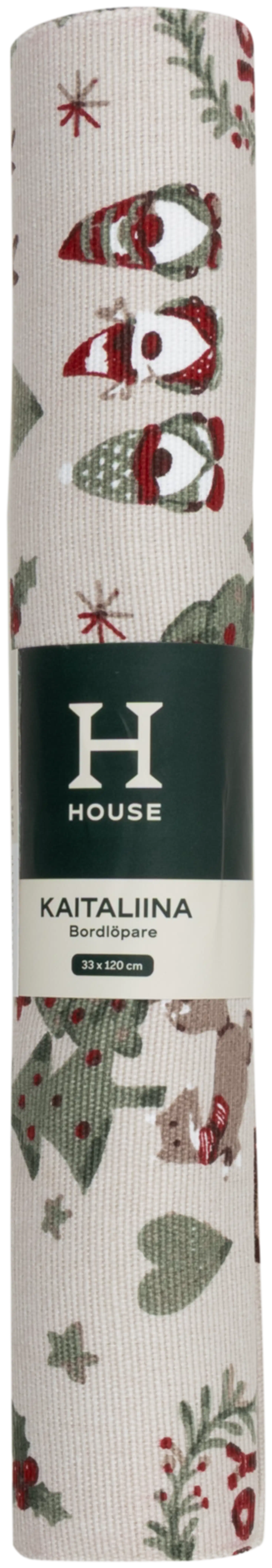 House kaitaliina Christmas Santa 33x120cm - 2
