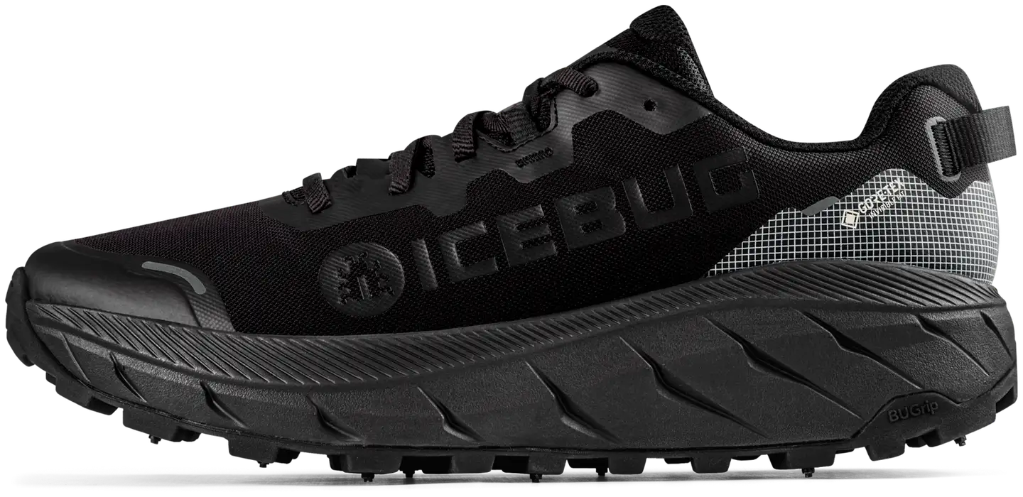 Icebug miesten nastajuoksukengät Arcus 2 BUGrip GTX - TrueBlack - 1