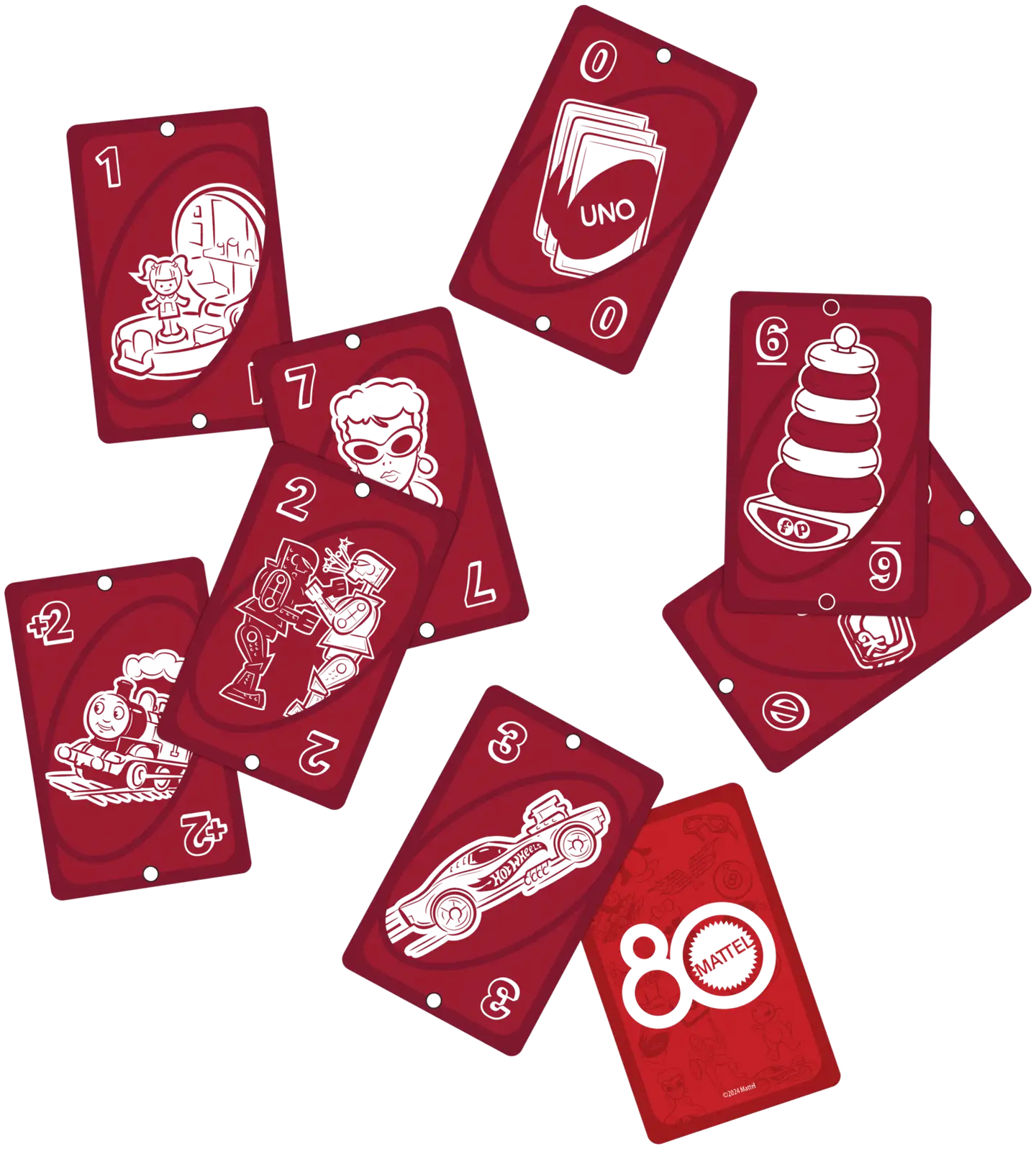 Uno-Korttipeli Mattel 80 V - 3