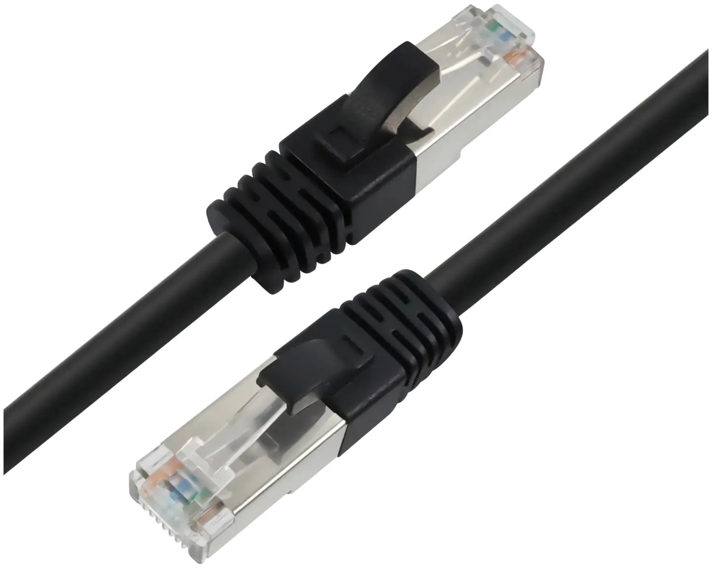 Wave S/FTP CAT6a Ethernet parikaapeli, 5m, Musta - 4