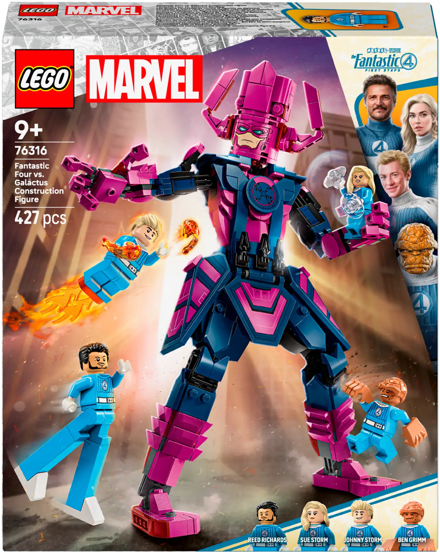 LEGO® Marvel 76316 Ihmeneloset vastaan Galactus-rakennushahmo - 2