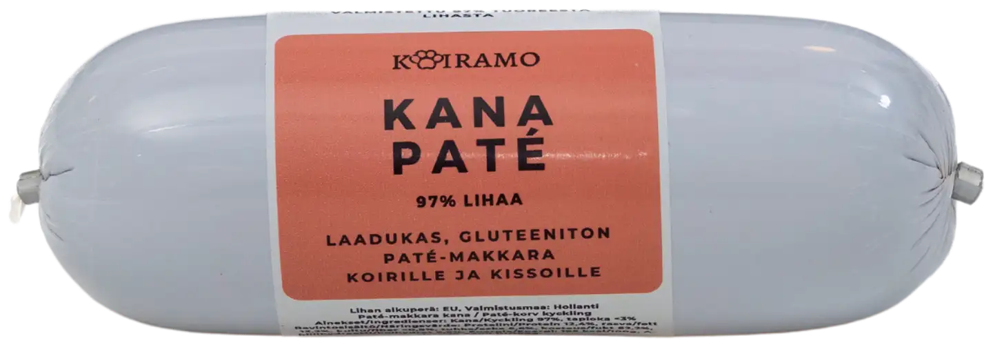 Koiramo Kana Paté-makkara gluteeniton 400g koiralle - 1