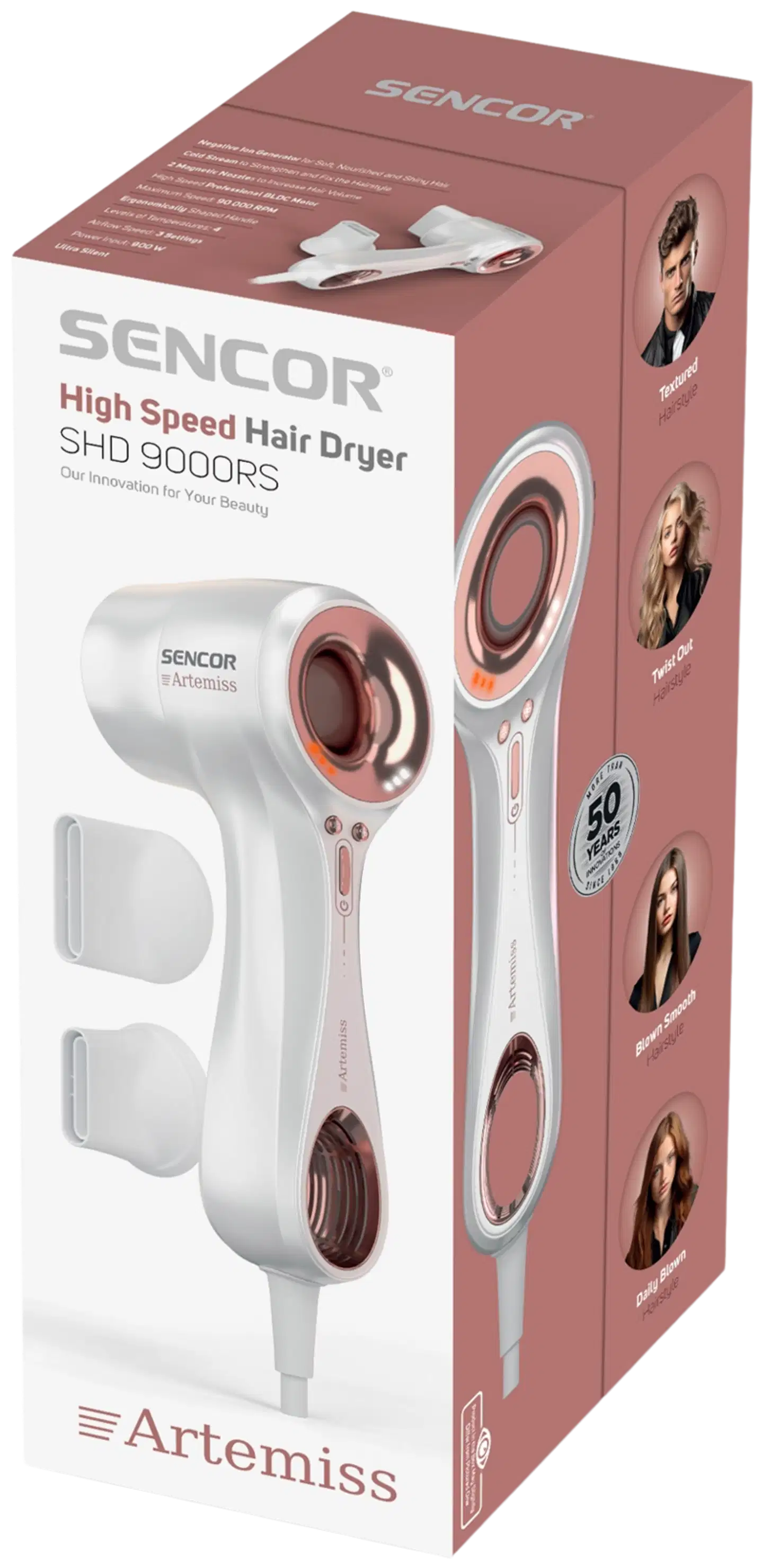 SENCOR Hiustenkuivain Artemiss SHD 9000RS - 9