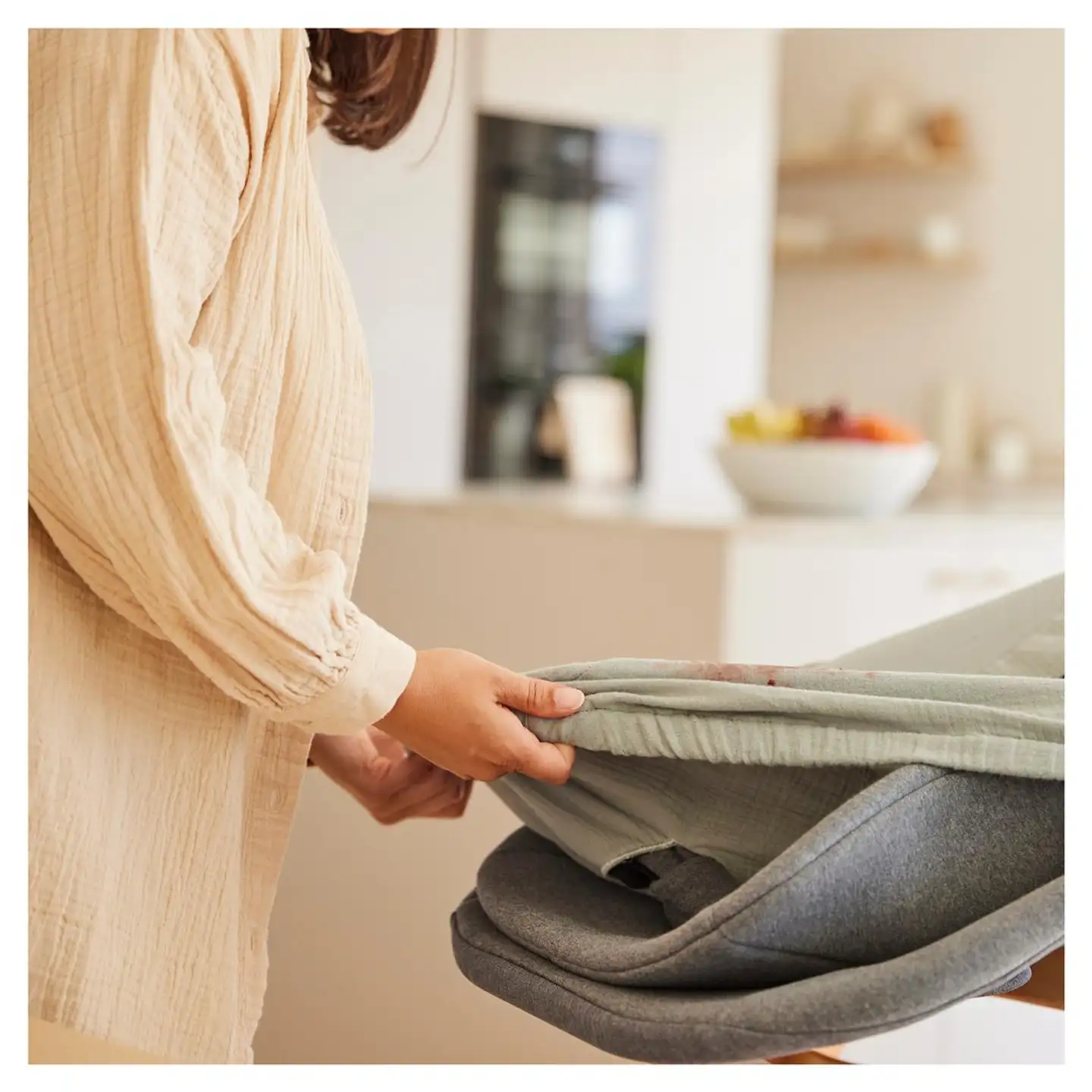 Hauck suojapäällinen sitteriin Highchair tummanharmaa - 19