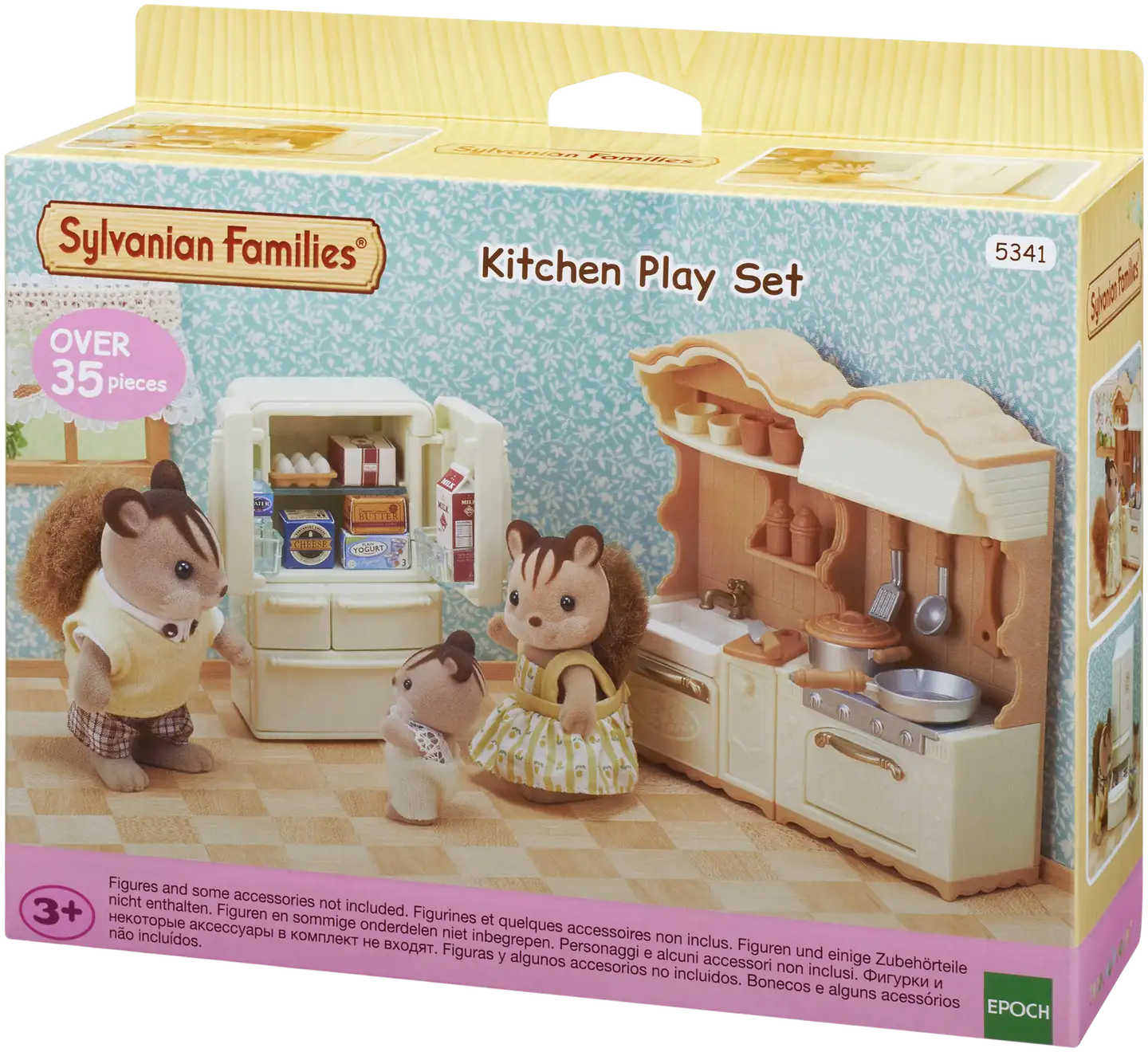 Sylvanian Families Maalaistalon keittiö jääkaapilla - 1