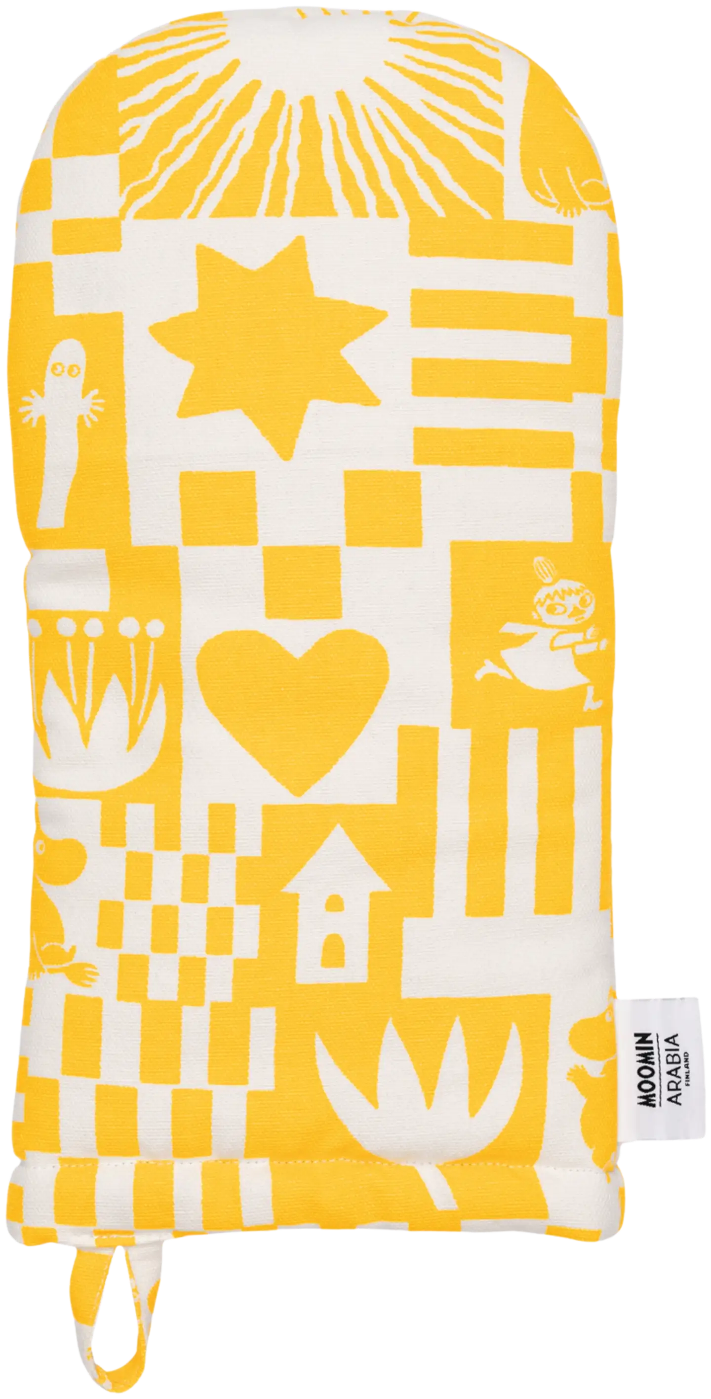 Moomin Arabia uunikinnas 15x34cm Juhlat keltainen - 1