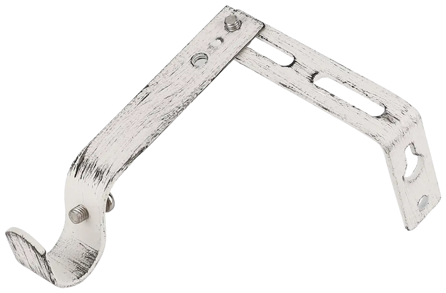 Ihanin verhotangon kannakkeet valkokulta 19mm 2kpl/pss - 3