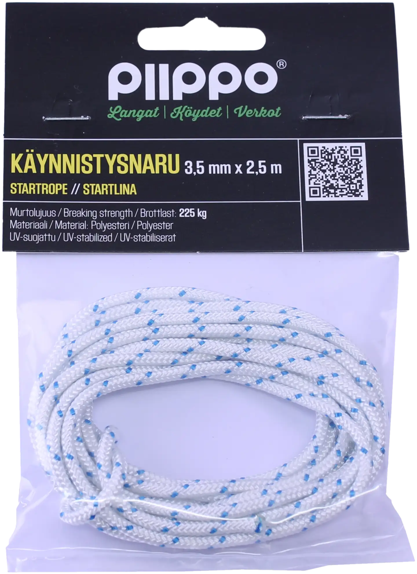 Piippo Käynnistysnaru 3,5mmx2,5m - 3