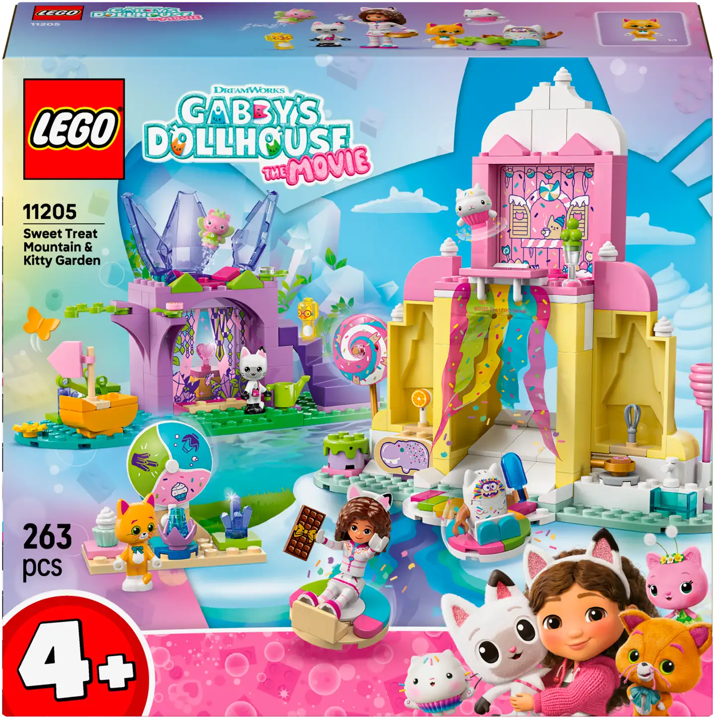 LEGO Gabby's Dollhouse 11205 Karamellivuori ja Kisupuutarha - 2