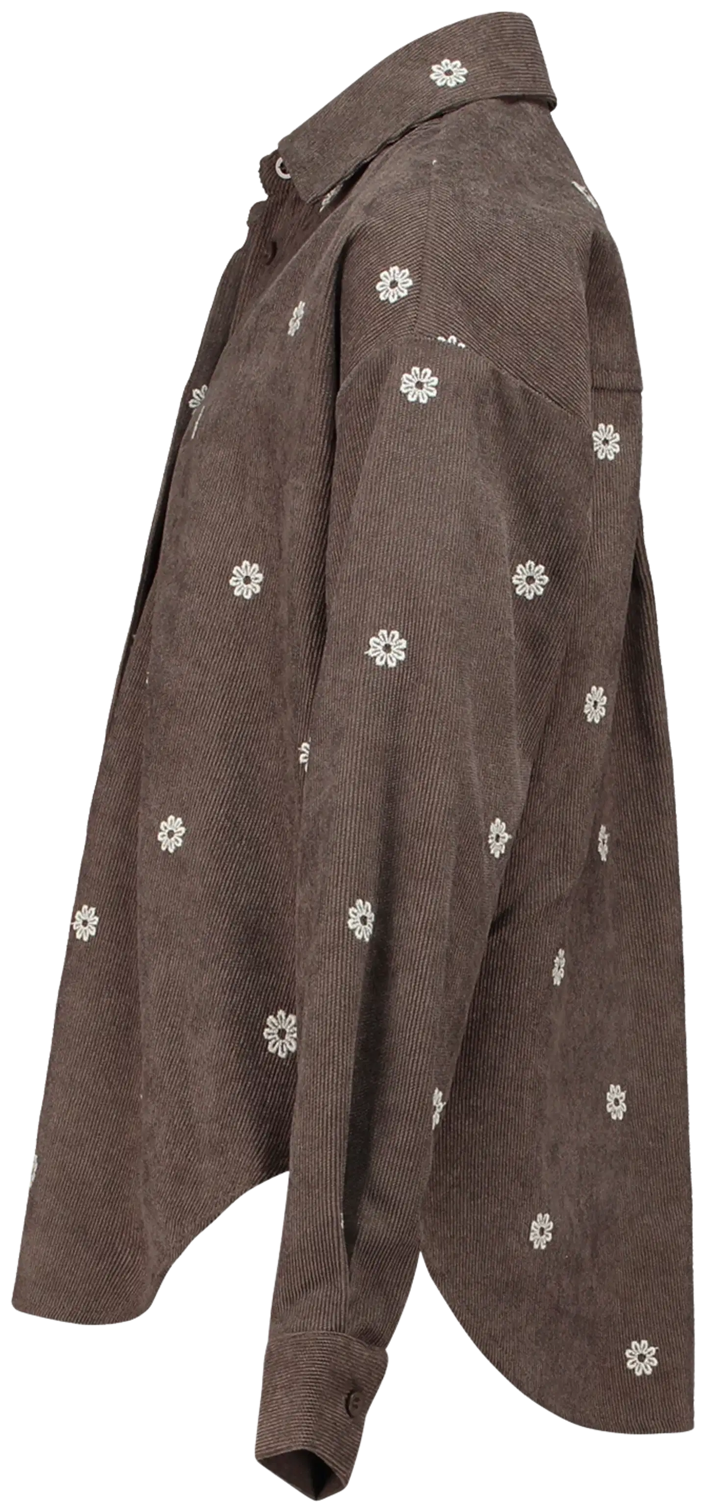 Hailys lasten paitapusero - brown flower - 2