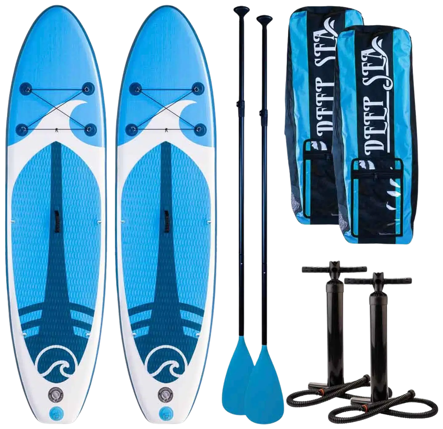 Deep Sea 2 x SUP-lautasetti Kayak Pro 300cm - 1