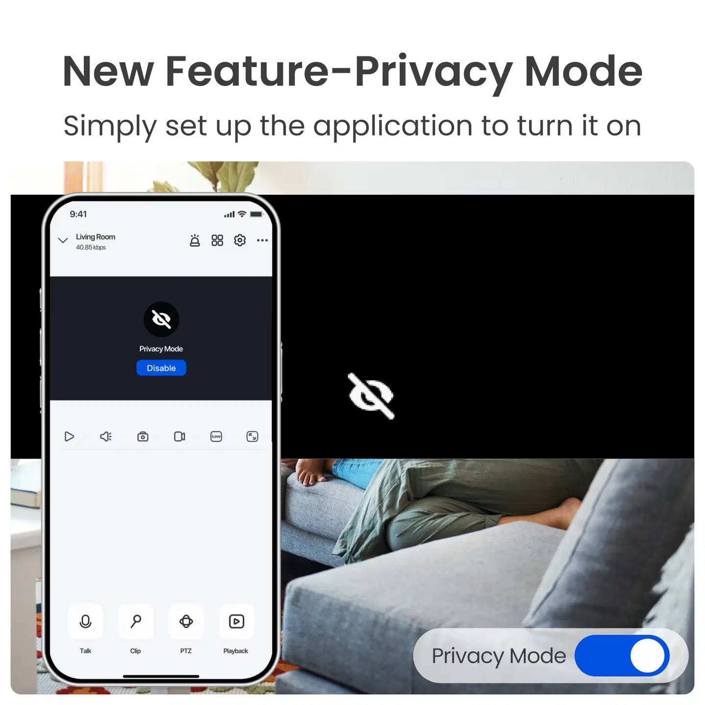 Reolink E321 Smart Indoor Cam Wi-Fi PT Valkoinen - 5
