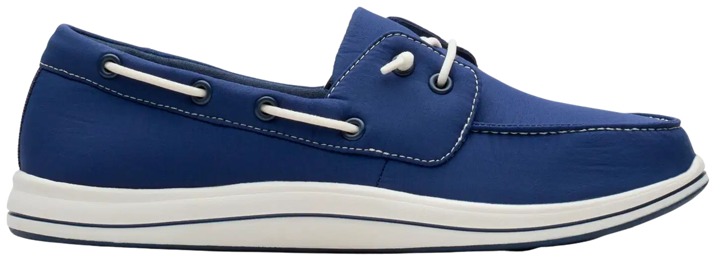 Clarks Brinkley Edge naisten purkkari - Navy Canvas - 1