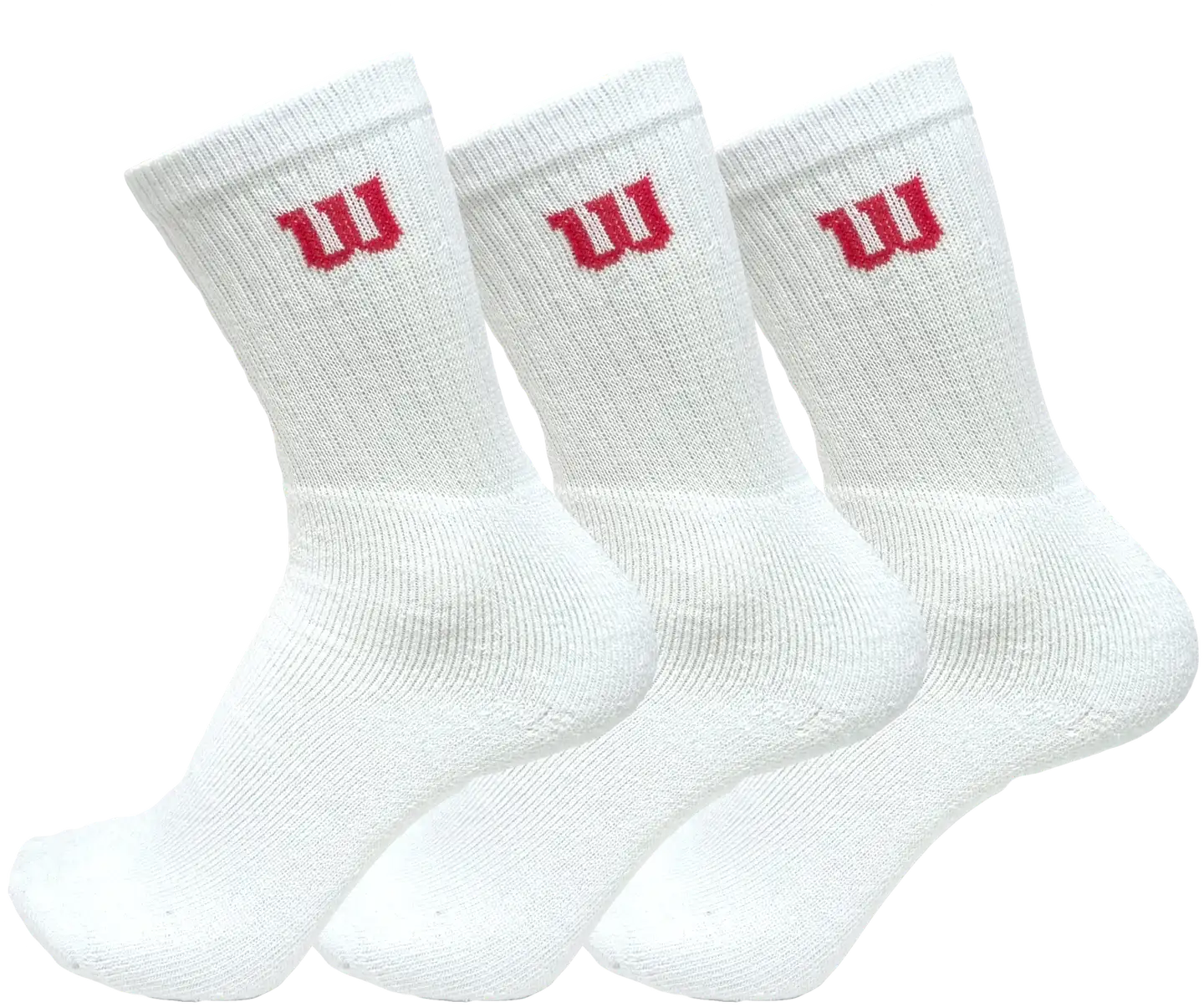 Wilson miesten urheilusukat 3-pack - WHITE