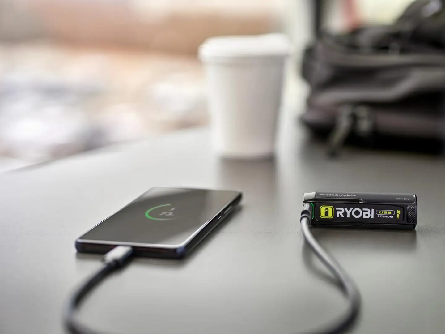 Ryobi 4V akkupaketti 2x 3,0 Ah USB Lithium RB4L30X2 - 5