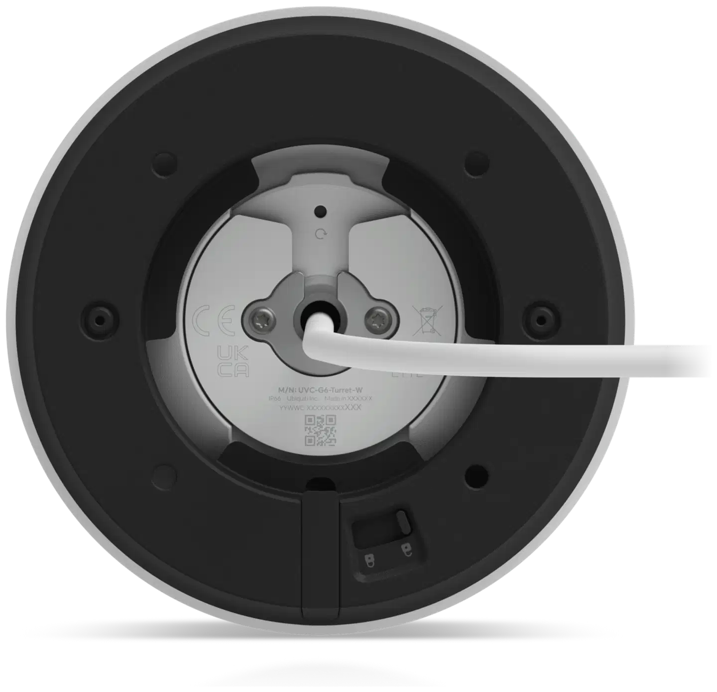 Ubiquiti sääsuojattu 4K PoE -valvontakamera erinomaisella kuvanlaadulla UVC-G6-Turret-B musta - 8