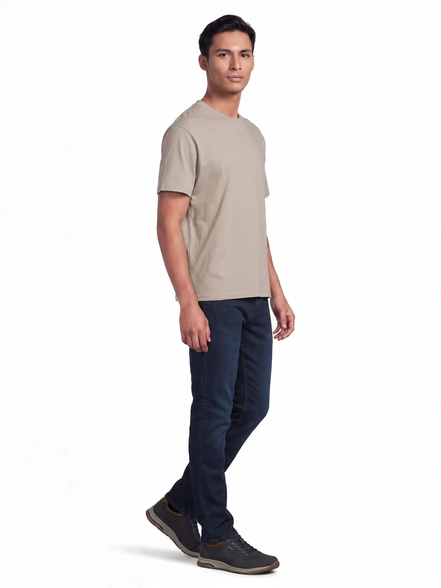 House miesten oversize t-paita - Light sand - 4