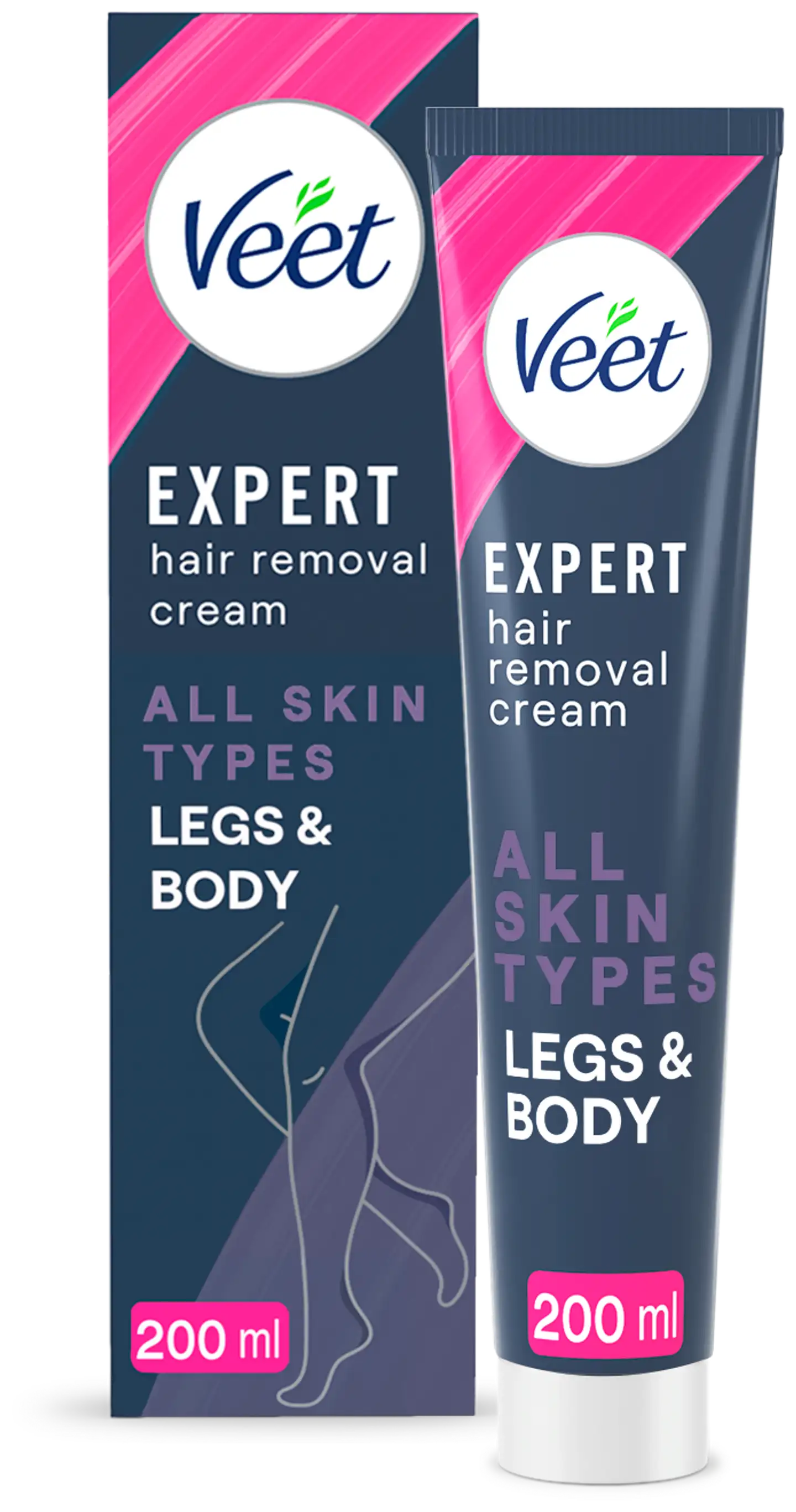 Veet Expert Karvanpoistovoide Vartalo&jalat 200ml