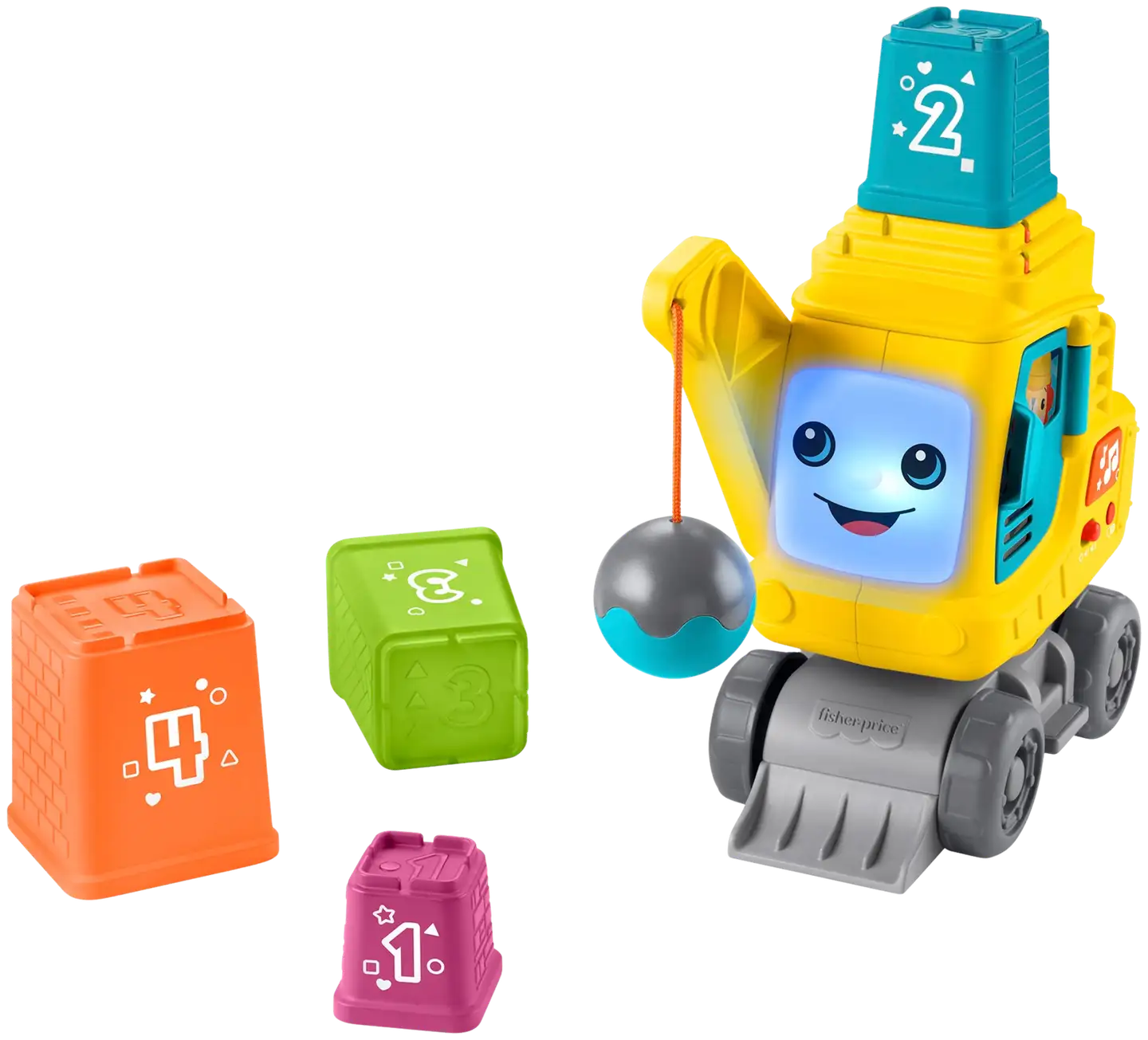 Fisher-Price Count And Stack Crane -Kaivuri - 1