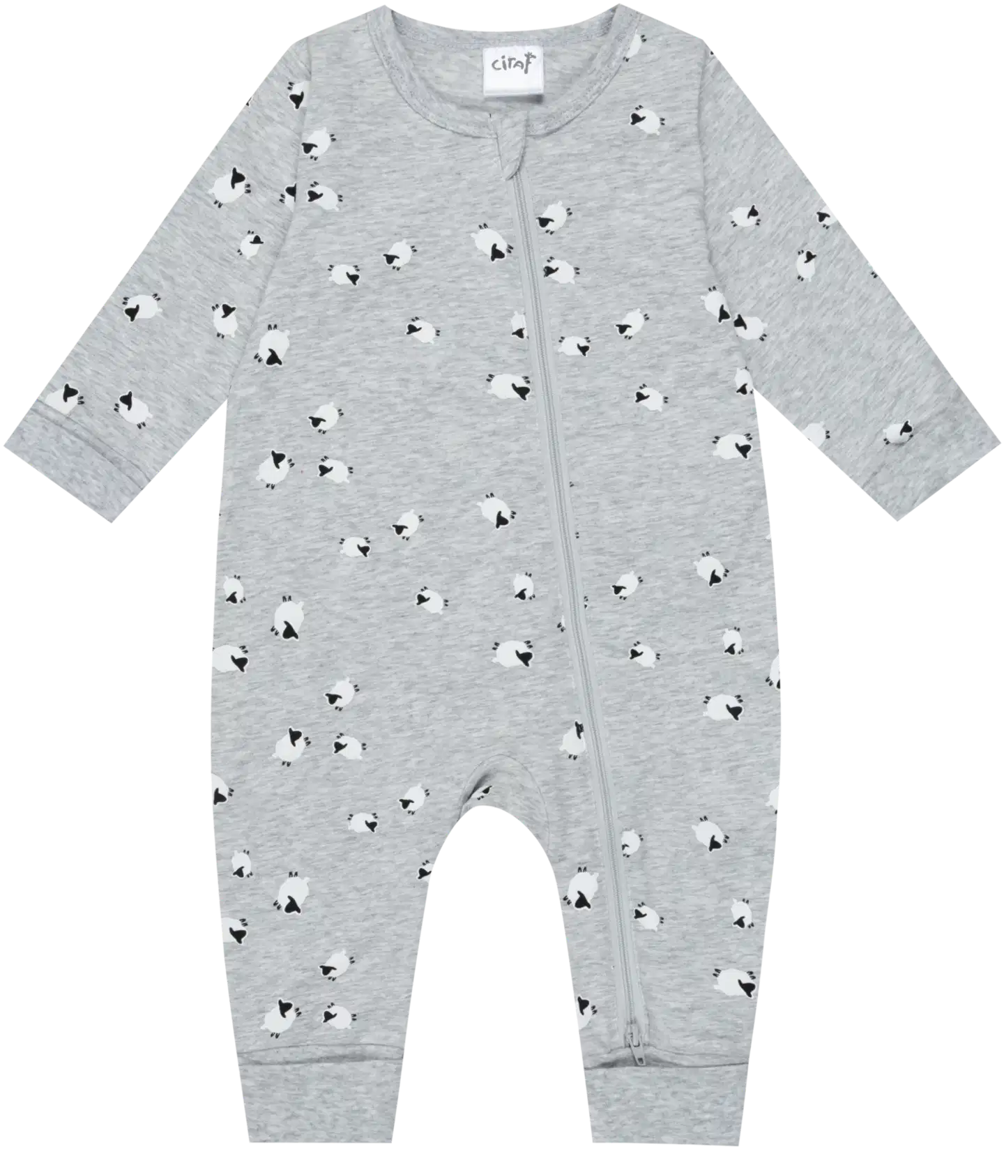 Ciraf vauvojen pyjama Joulu 250B262946 - grey melange - 1