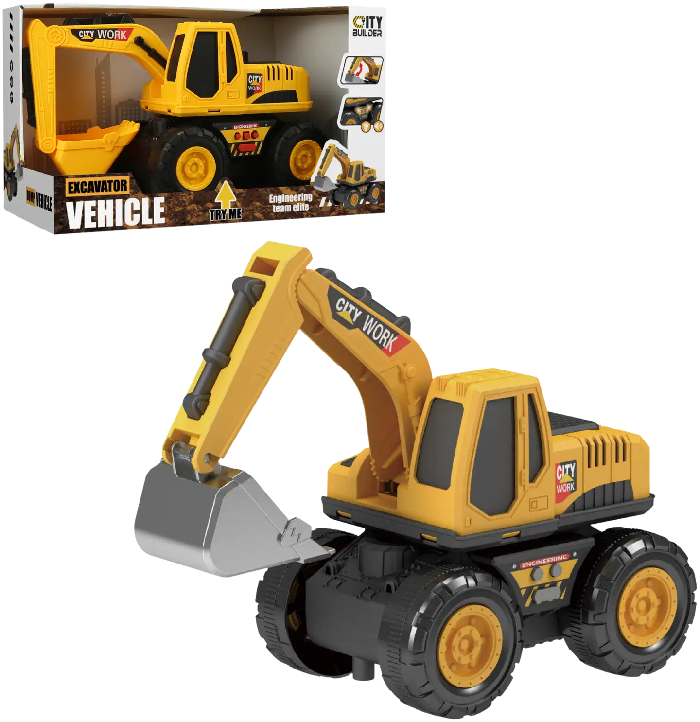 Excavator included 3*lr44 batteries