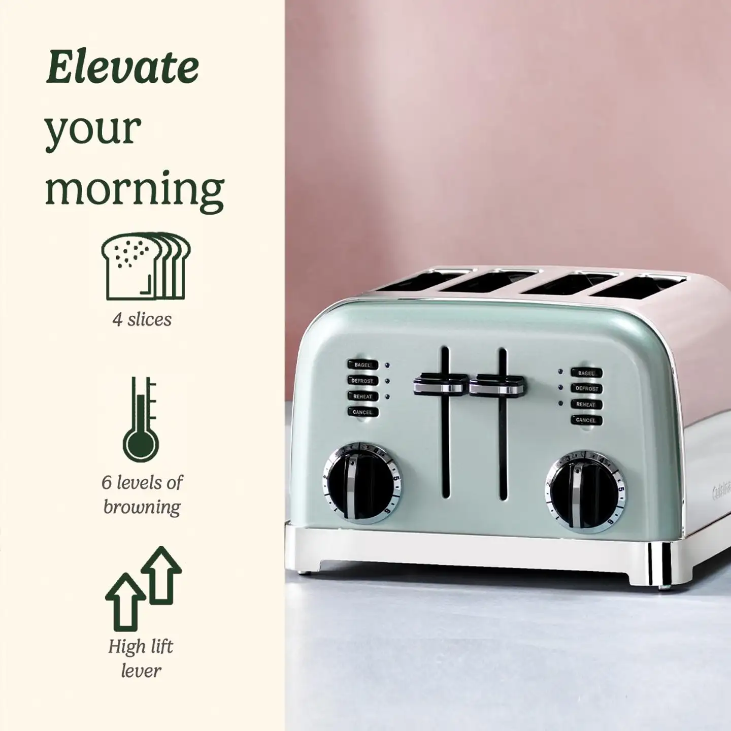 Cuisinart leivänpaahdin CPT180GE - 5