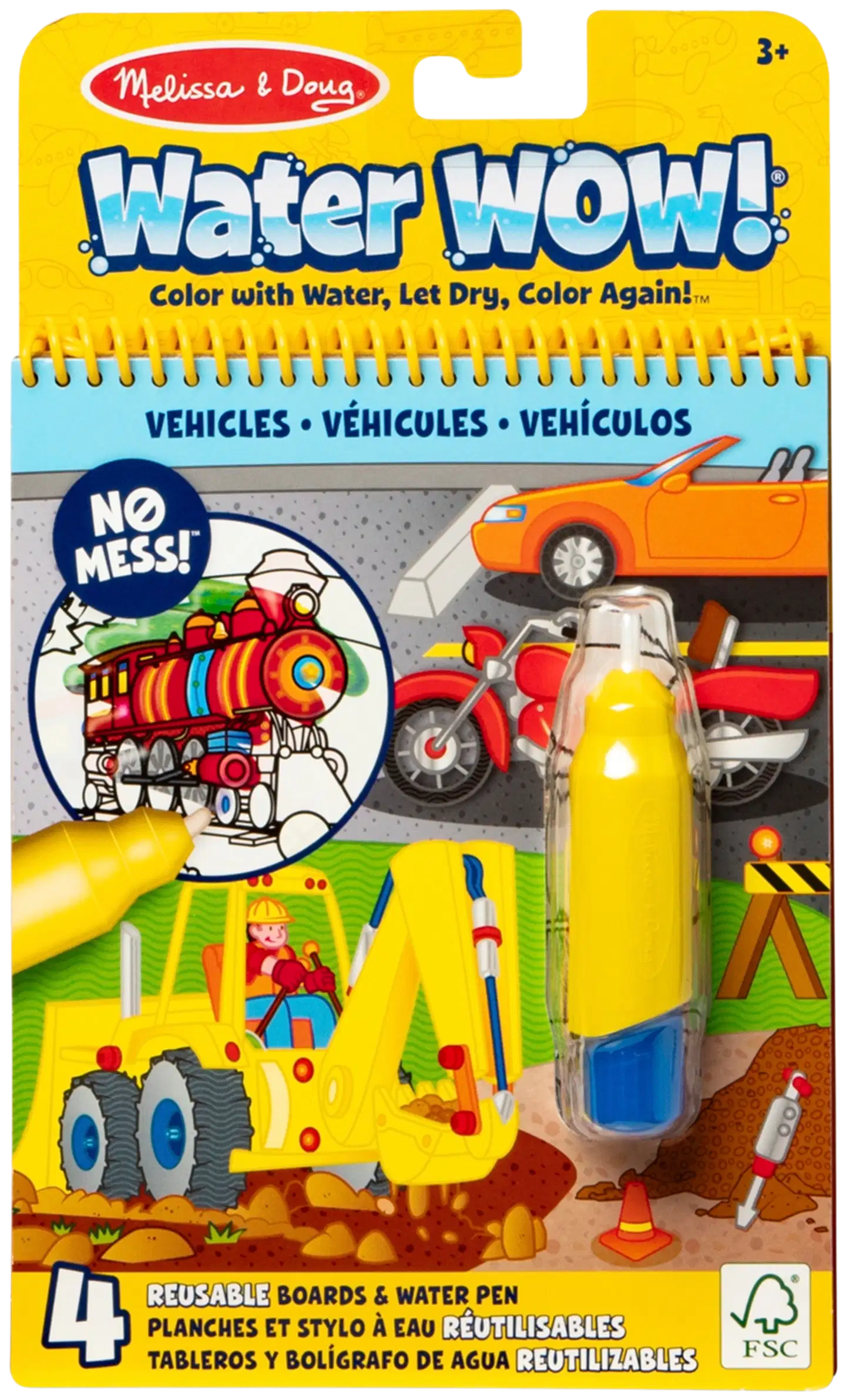 Melissa&Doug Water Wow! vesimaalaussetti, erilaisia - 2