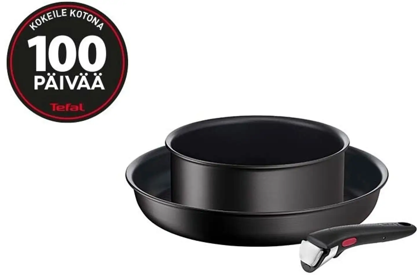 Tefal Ingenio Eco paistinpannu 28cm, kattila 20cm + kahva L3979053 - 2