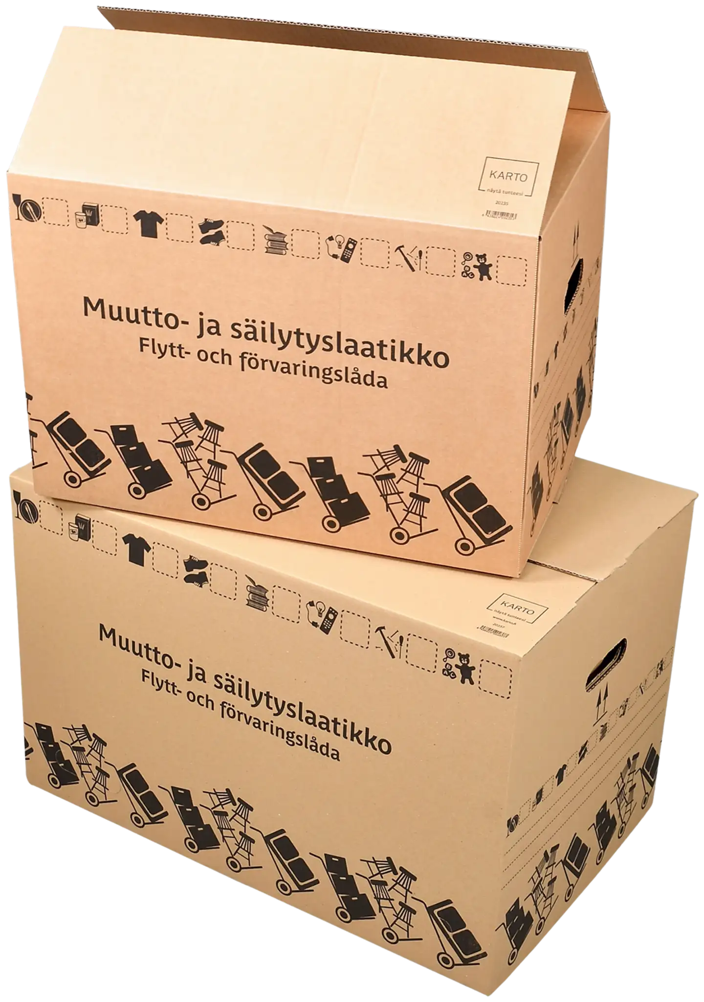 Karto muuttolaatikko 475x315x325mm CTORR - 2