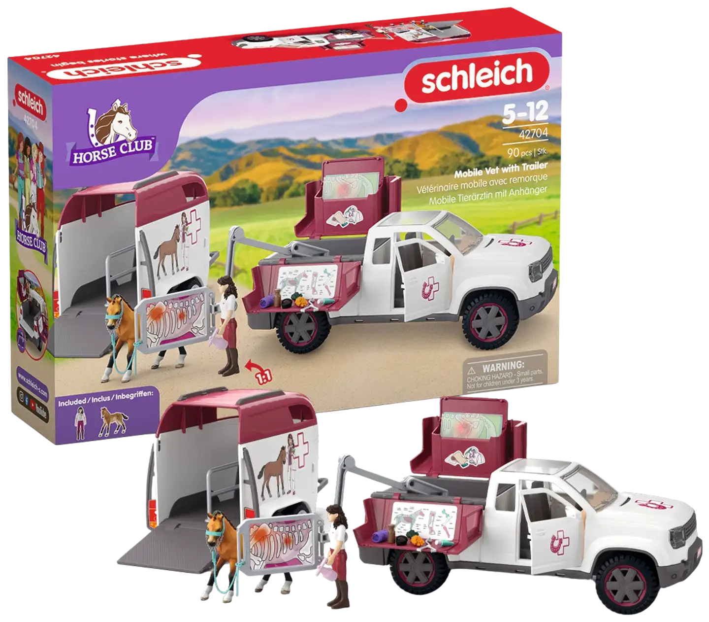 Schleich Liikkuva eläinlääkäri ja vaunu - 11