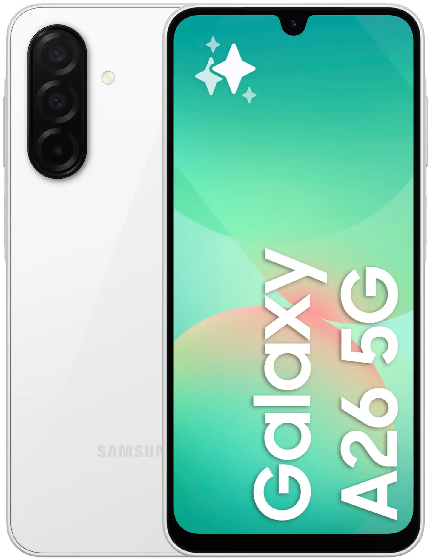 Samsung galaxy a26  5g älypuhelin white 128 gb - 1