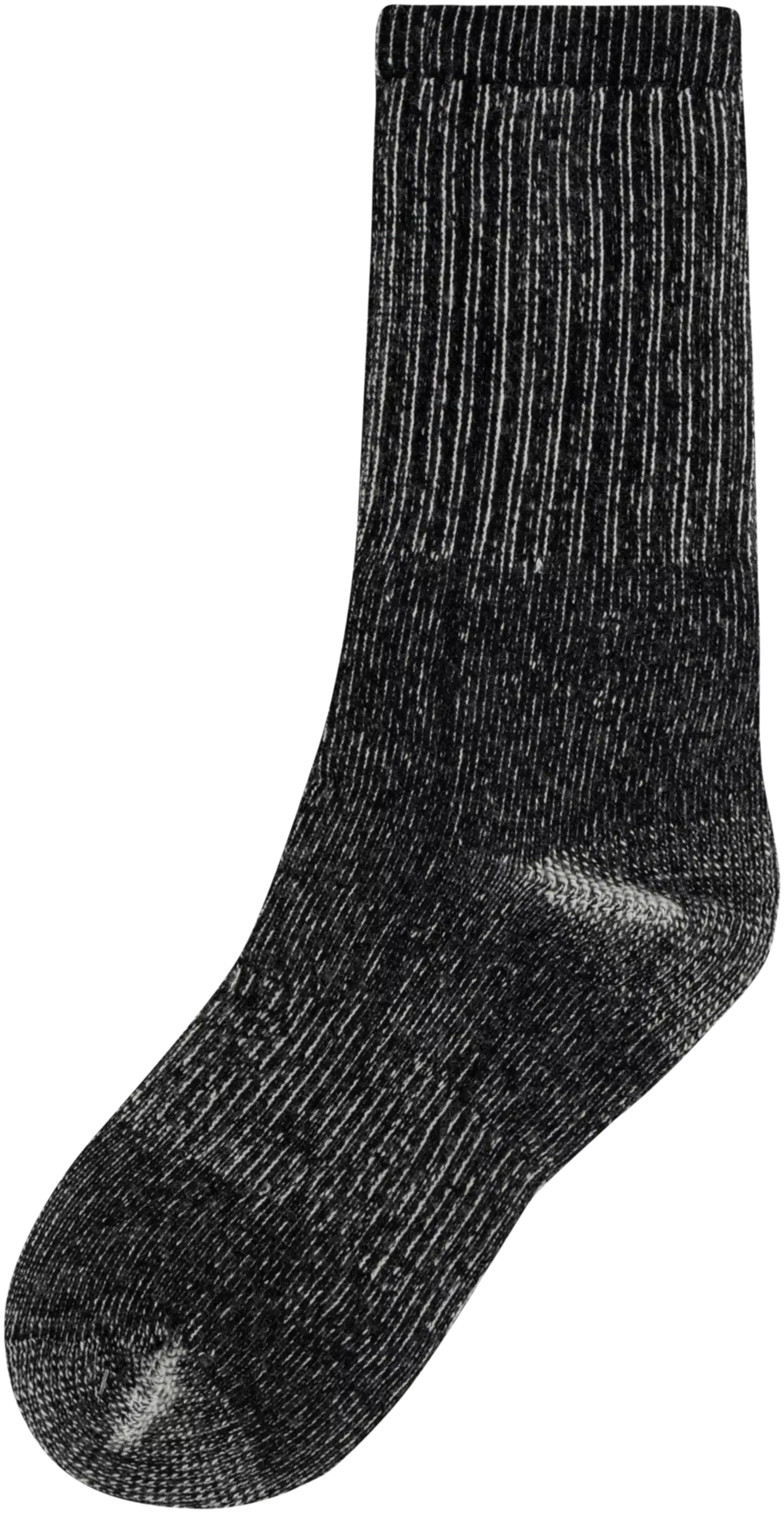 Luode12 unisex paksut retkeilysukat merinovilla ODSL302602 - Black ink - 1