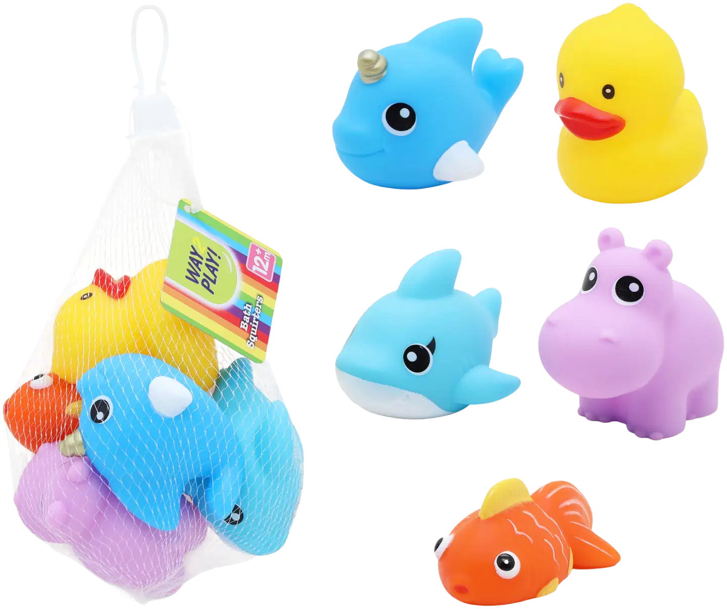 WAY2PLAY kylpylelut 5 kpl - 1