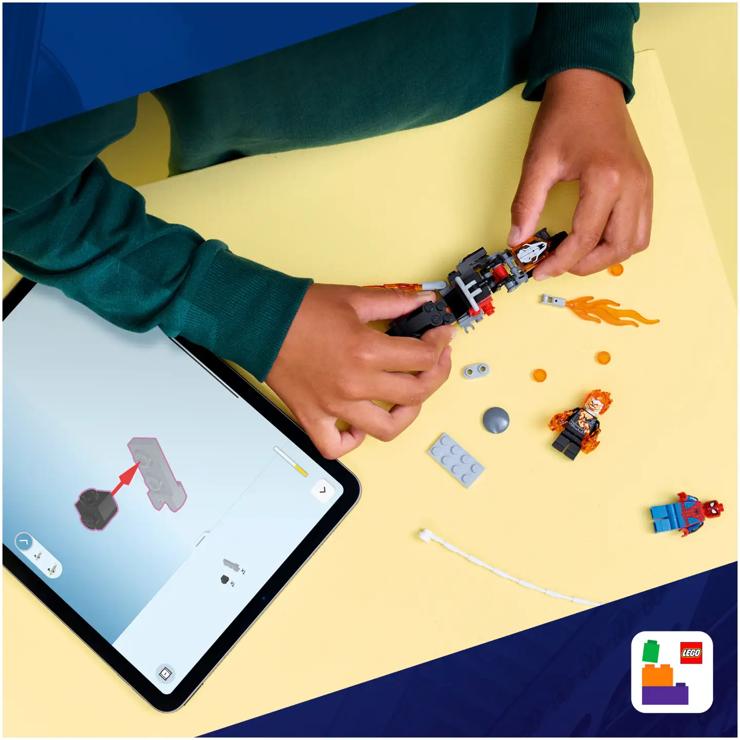 LEGO® Super Heroes Marvel 76335 Spider-Man vastaan Aaveajajan moottoripyörä - 3