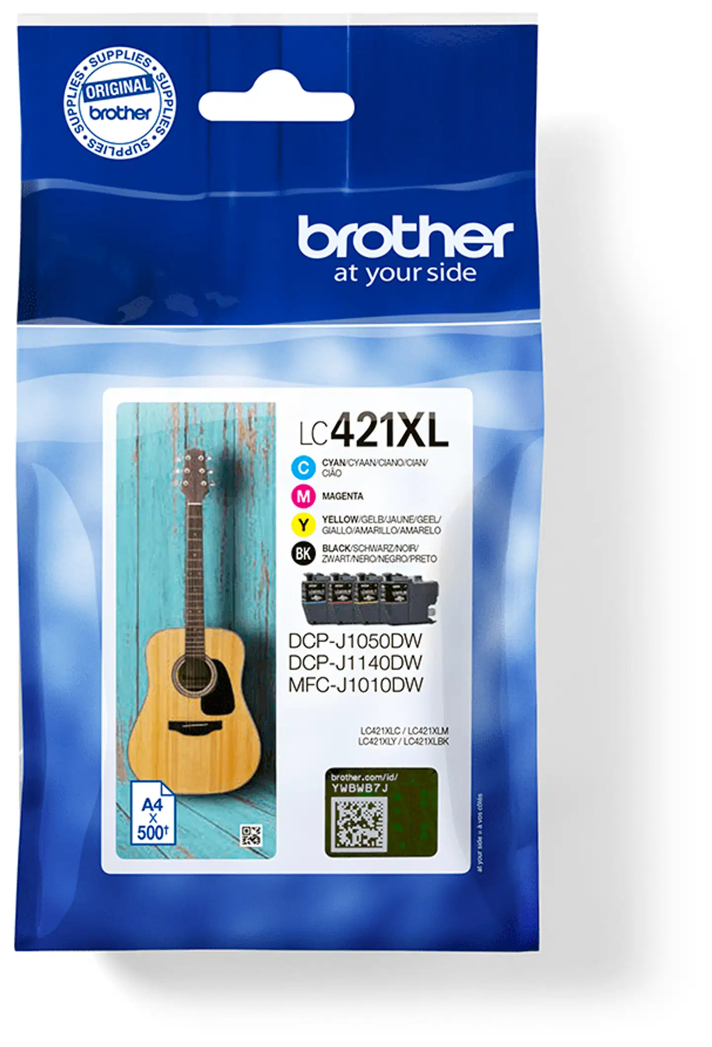 Brother mustepatruuna LC421XL BK/C/M/Y - 1