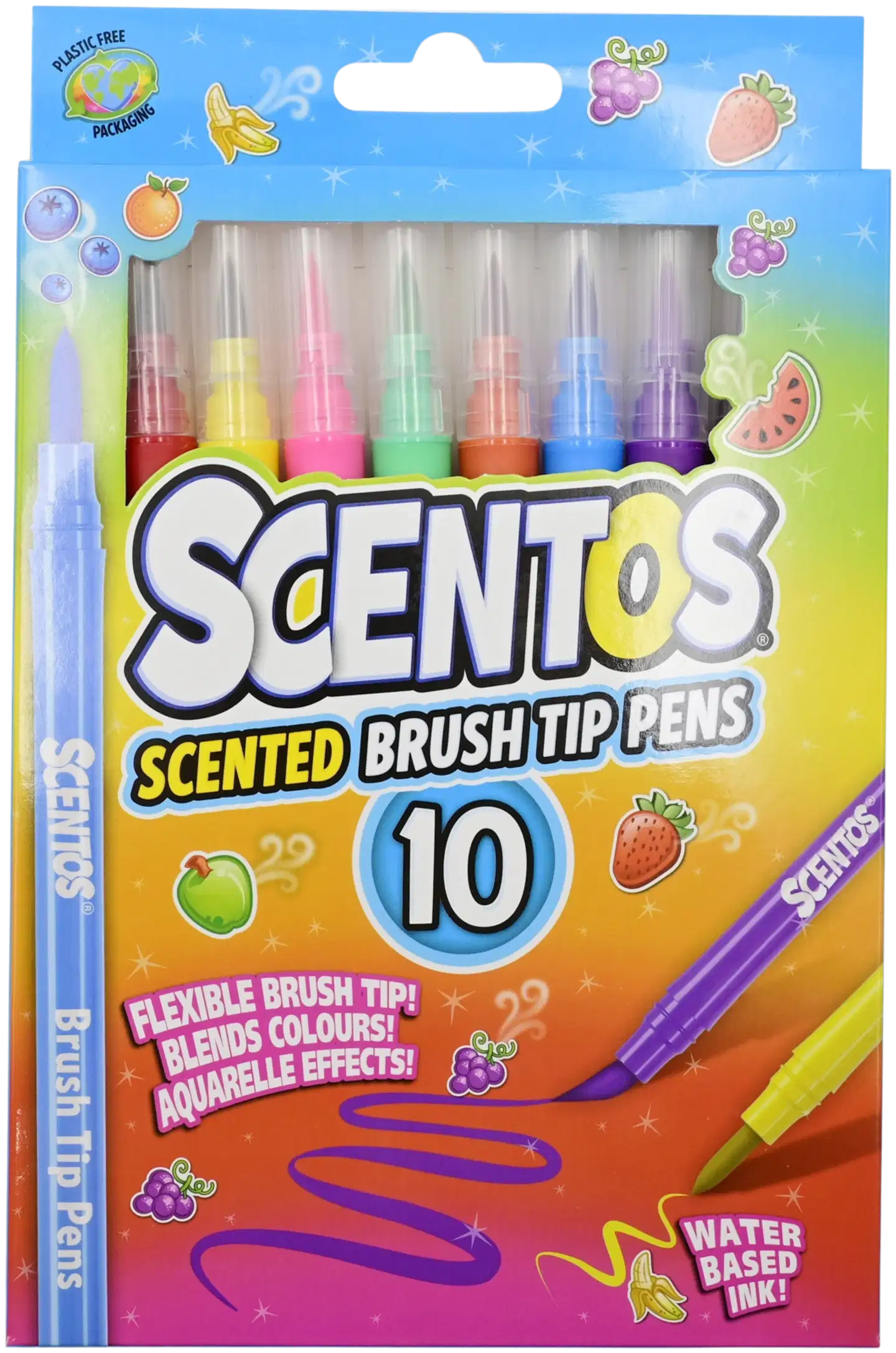 Scentos tuoksuvat sivellinkärkitussit 10 kpl - 1