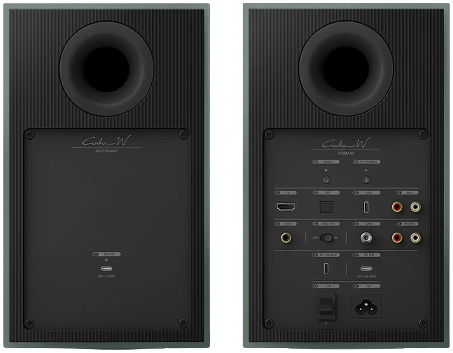 KEF aktiivikaiutinjärjestelmä CODA W moss green - 2