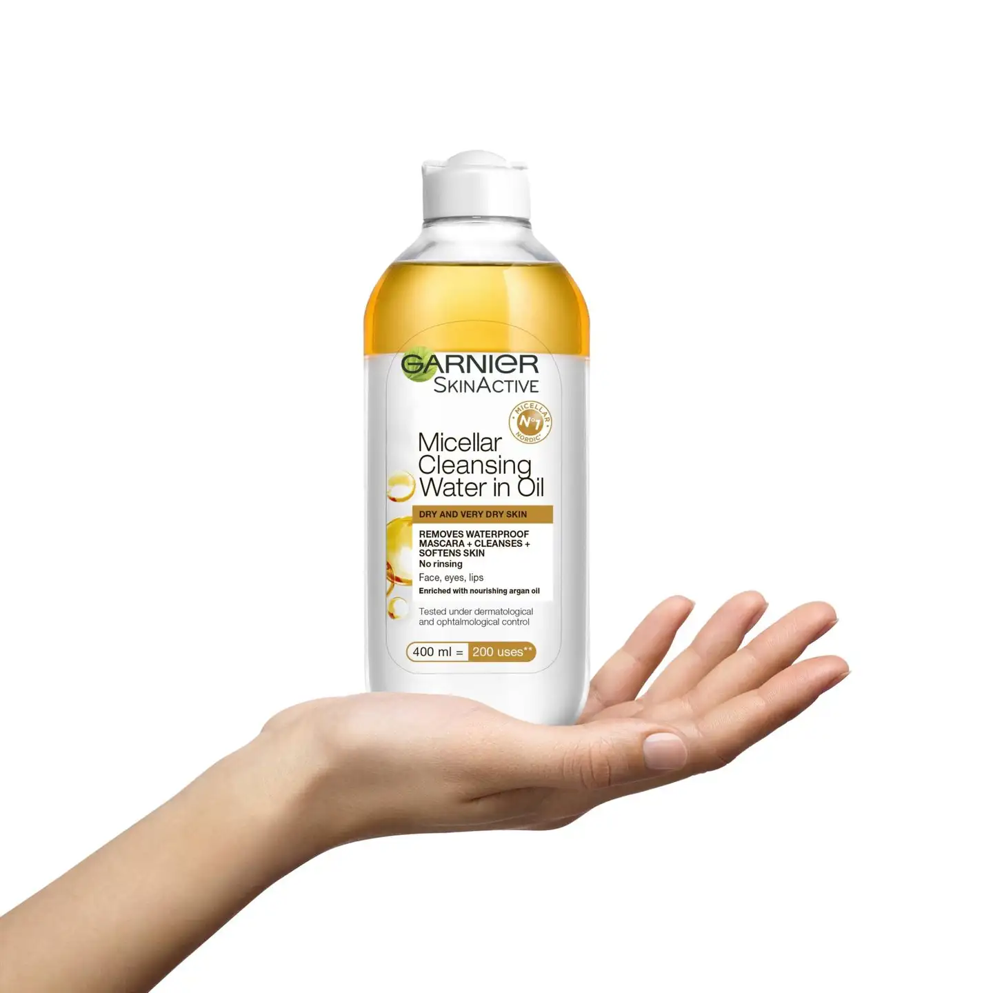 Garnier Micellar micellar-puhdistusvesi kuivalle iholle 400 ml - 3