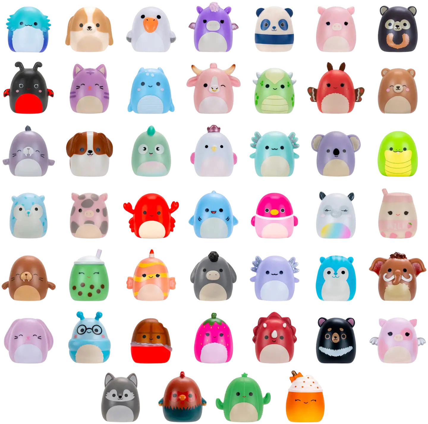 Squish-a-longs 2,5 cm yllätyshahmo 2 kpl - 1