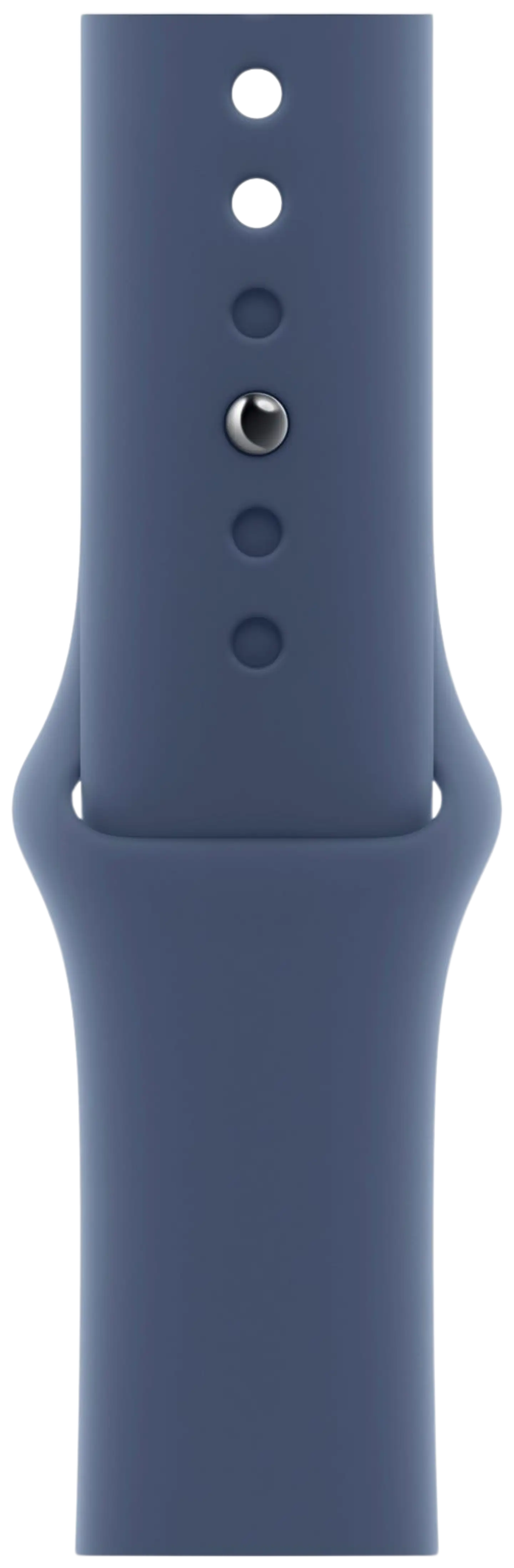Apple Watch SE GPS 40mm hopeinen alumiinikotelo, denim Sport ranneke - S/M - MXEC3QN/A - 3