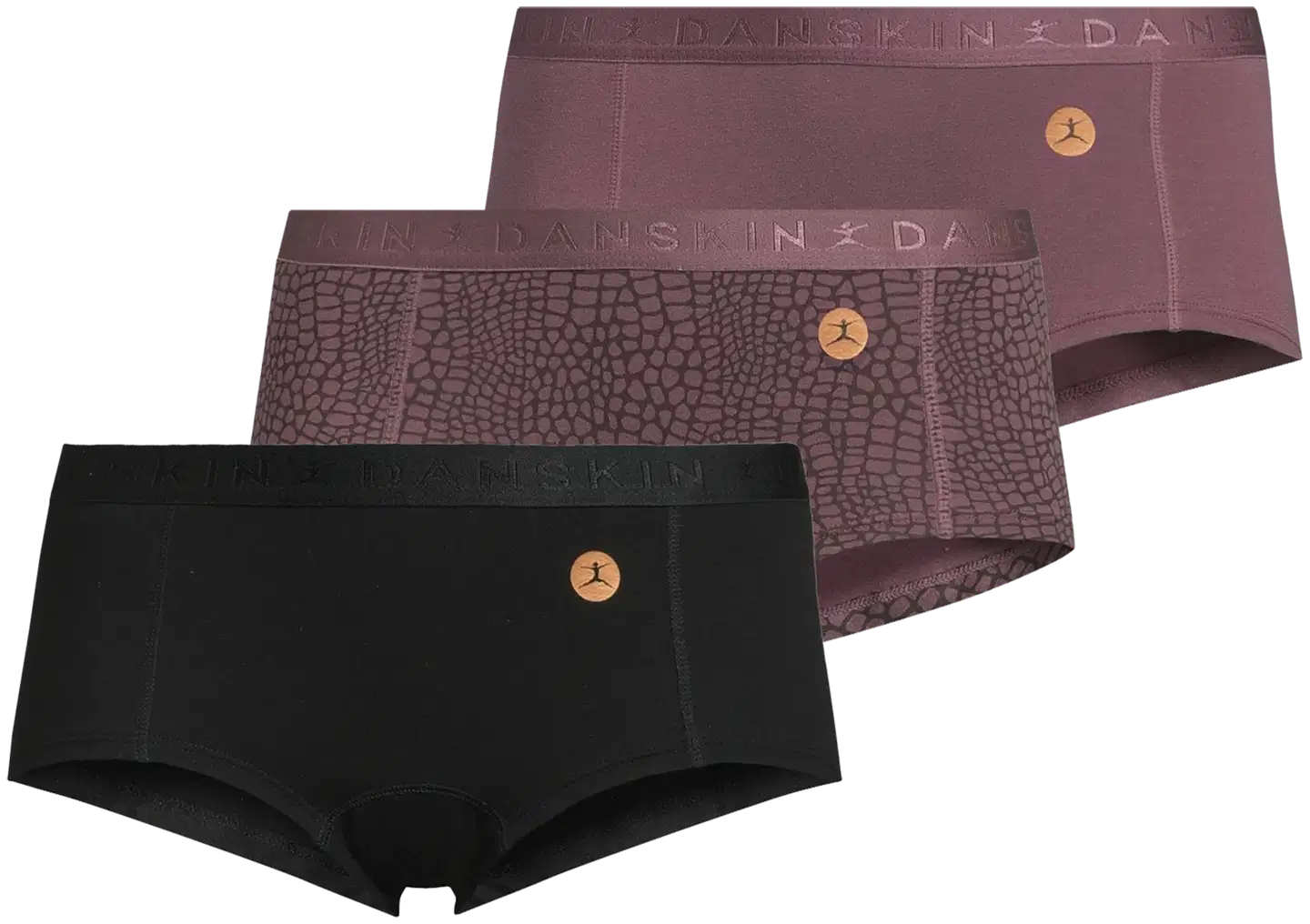 Danskin naisten hipsterit 210D332663 3-pack - Multicolor - 1
