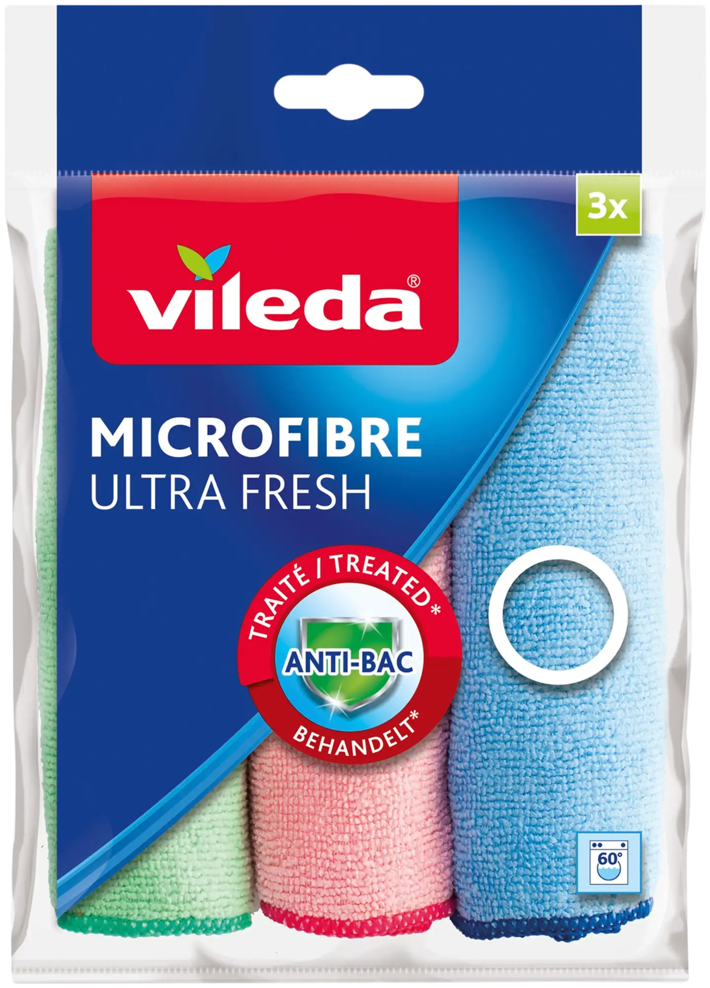 Vileda Ultra Fresh mikrokuituliina 3 kpl