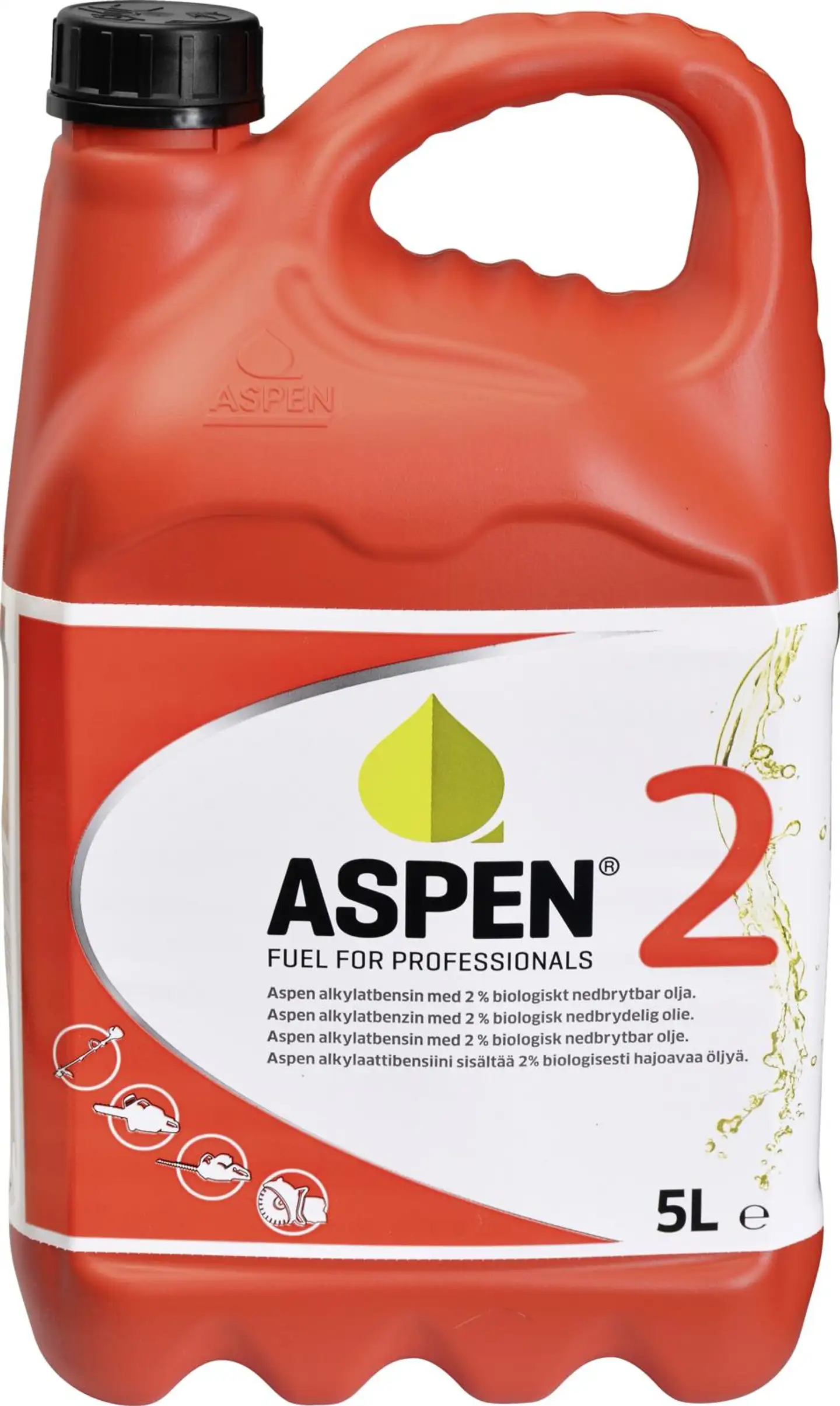 Aspen Pienkonebensiini 2-tahti 5L Aspen