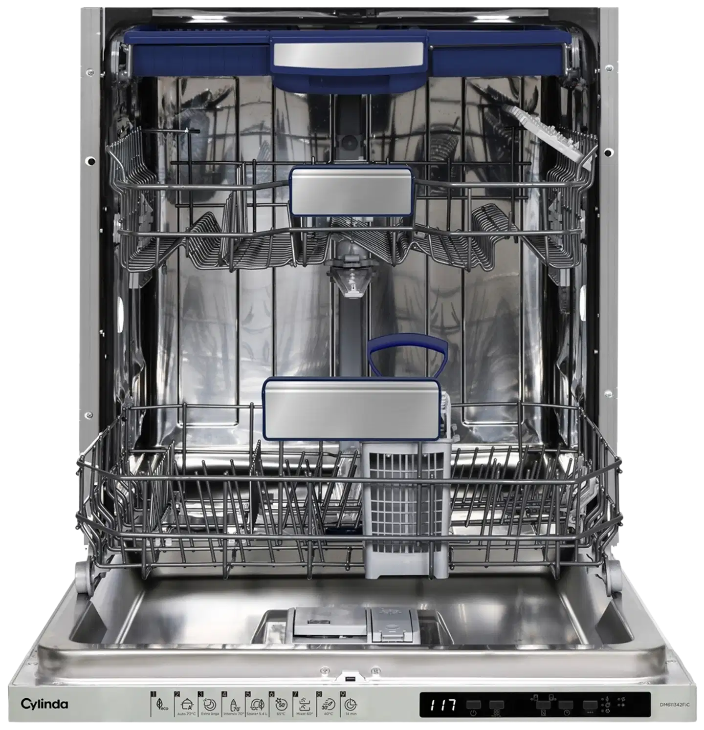 Cylinda astianpesukone DM611342FIC, 60 cm, täysin integroitava - 2