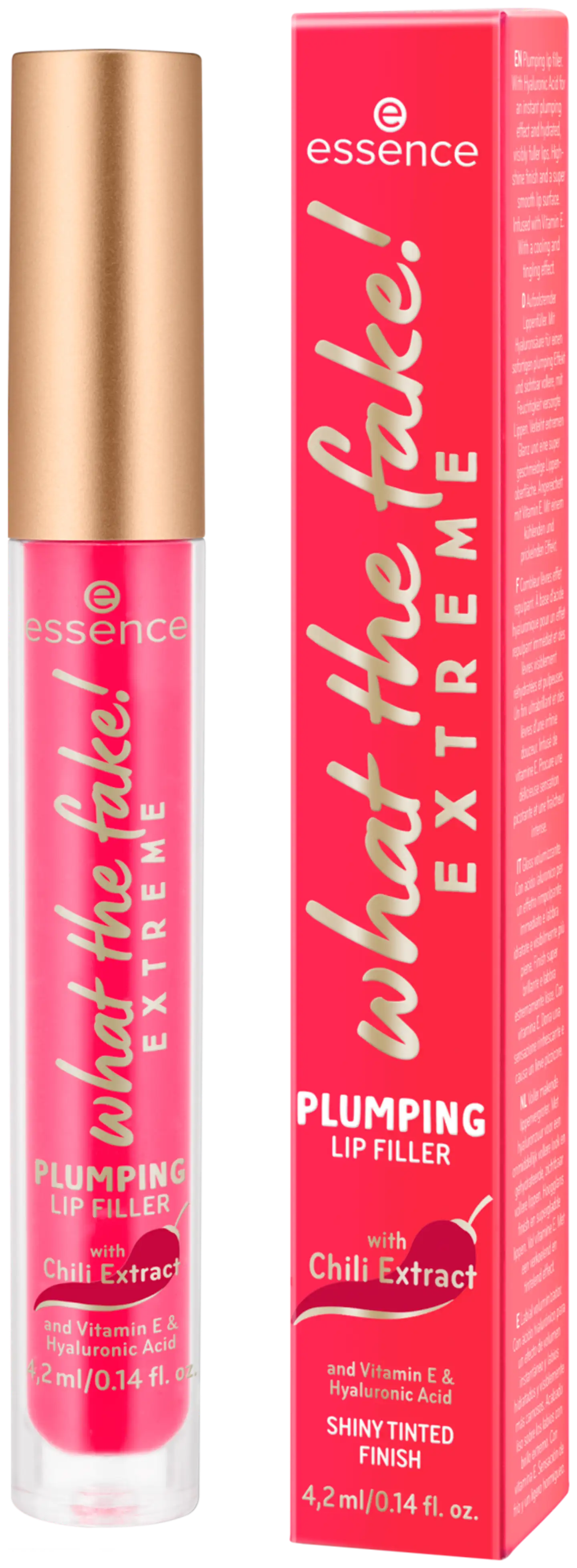 essence what the fake! EXTREME PLUMPING LIP FILLER huulikiilto 4,2 ml - Punainen - 4